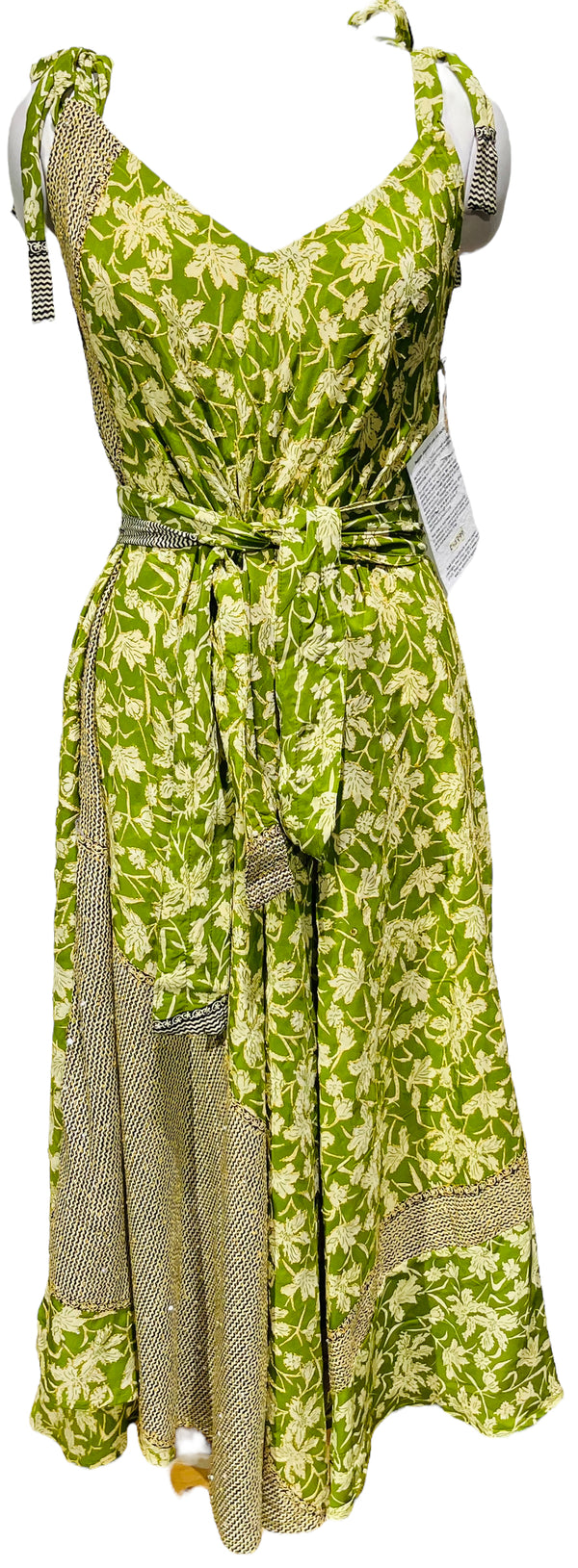 PRC3299 Avatar Pure Silk Maxi Dress with Belt