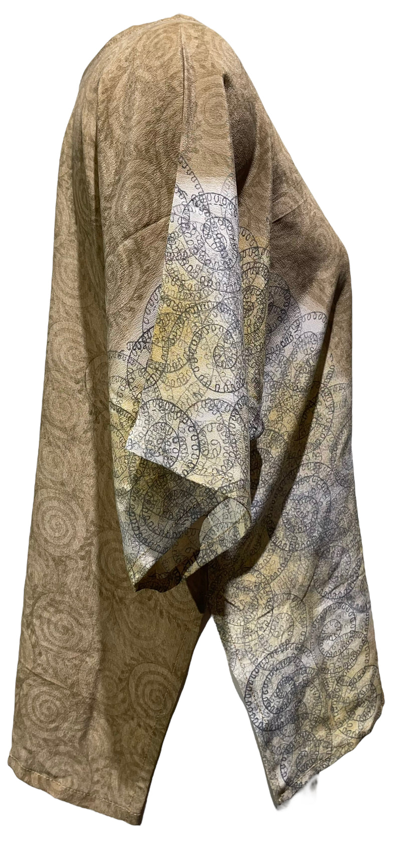 PRC4233 Avatar Pure Silk Side Slit Top