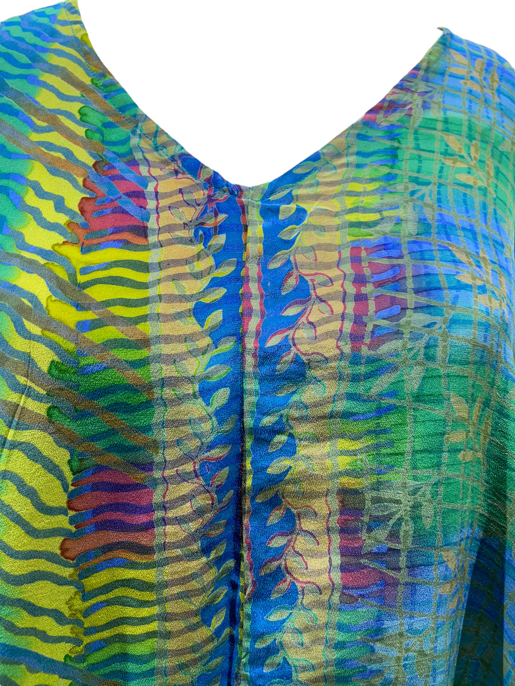 PRC5221 Avatar Pure Silk Waterfall Top