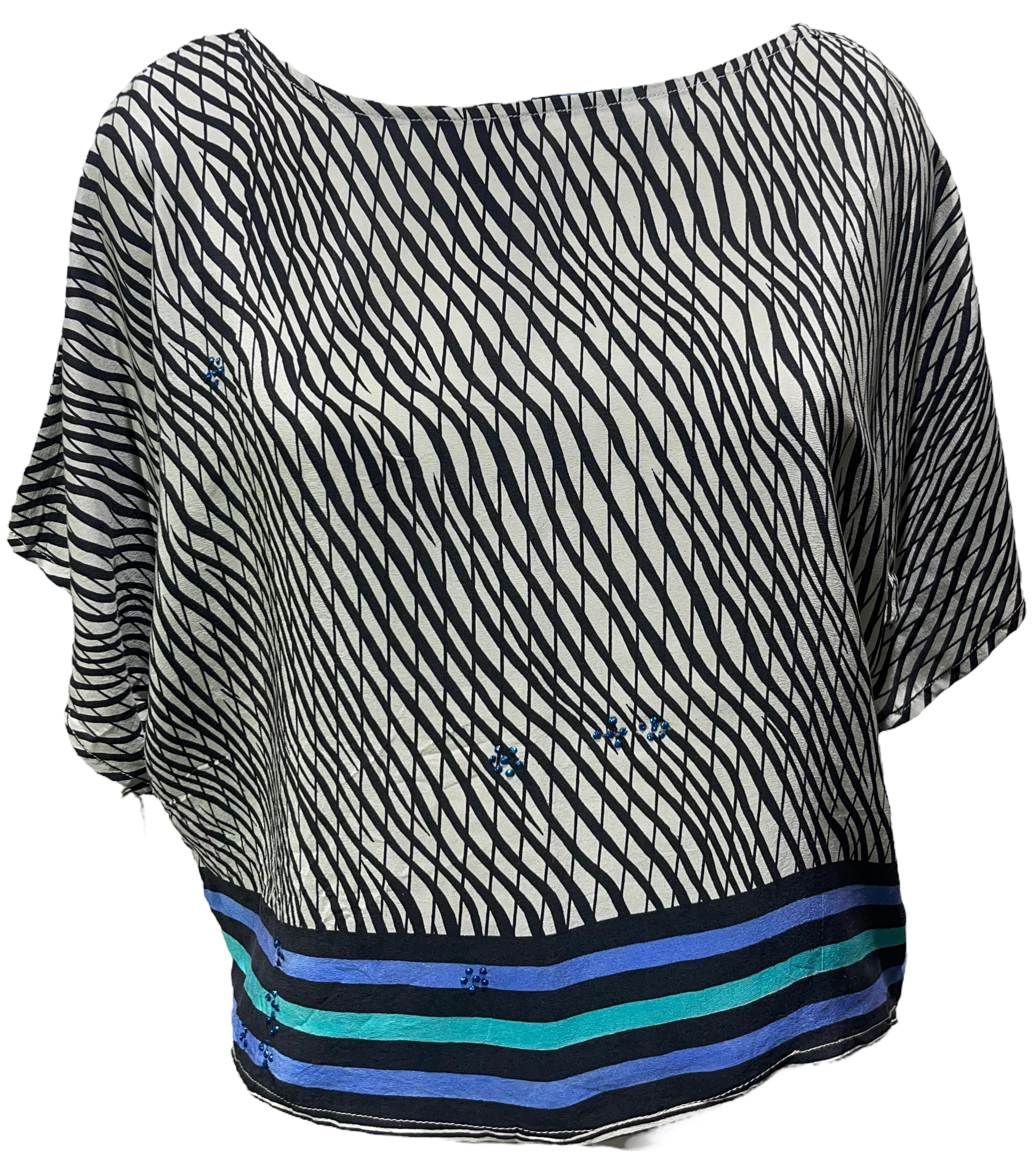 PRC4218 Avatar Pure Silk Boxy Top