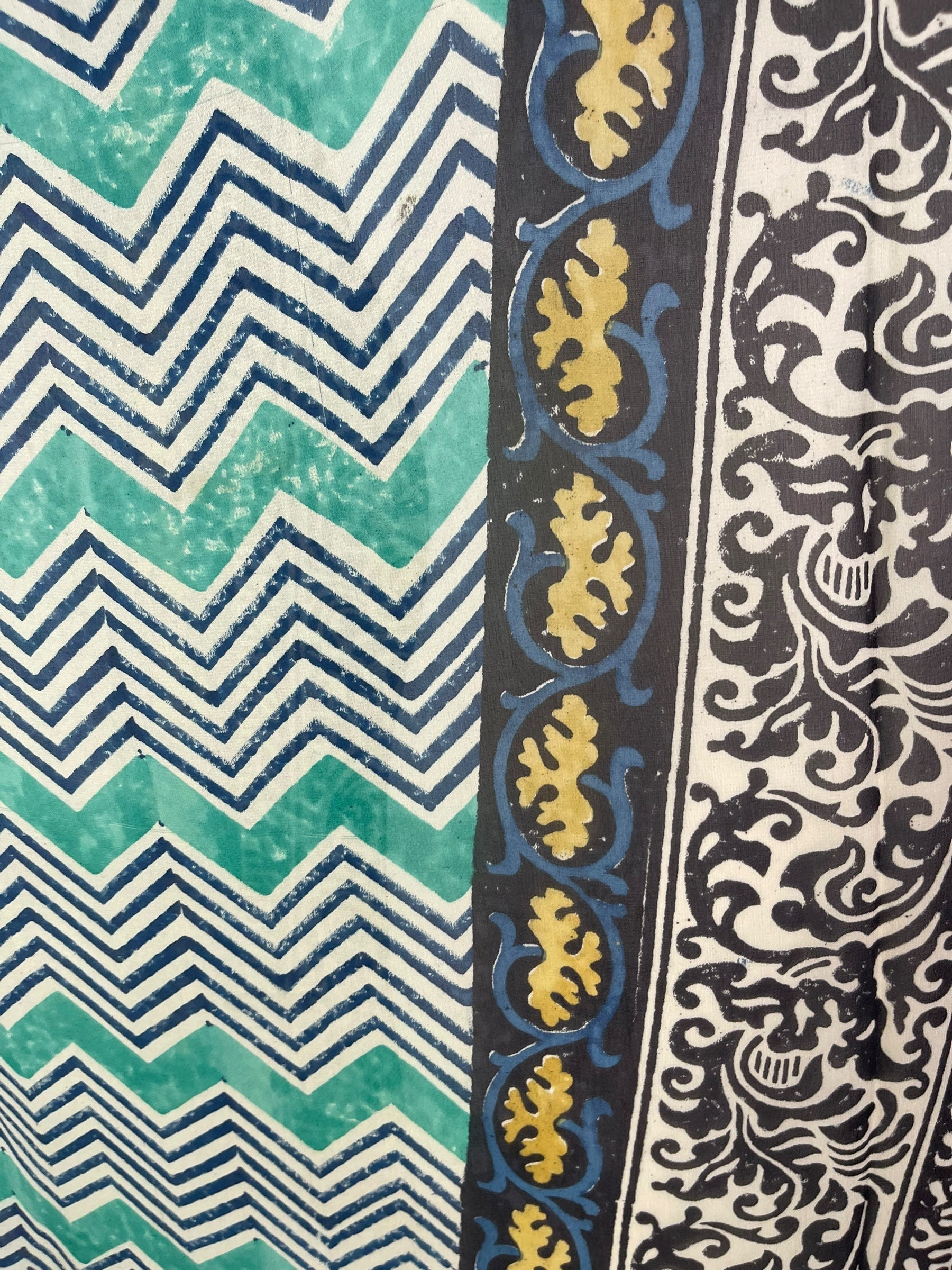 PRG6613 Sheer Wabi Sabi Pure Silk Midi Length Kaftan