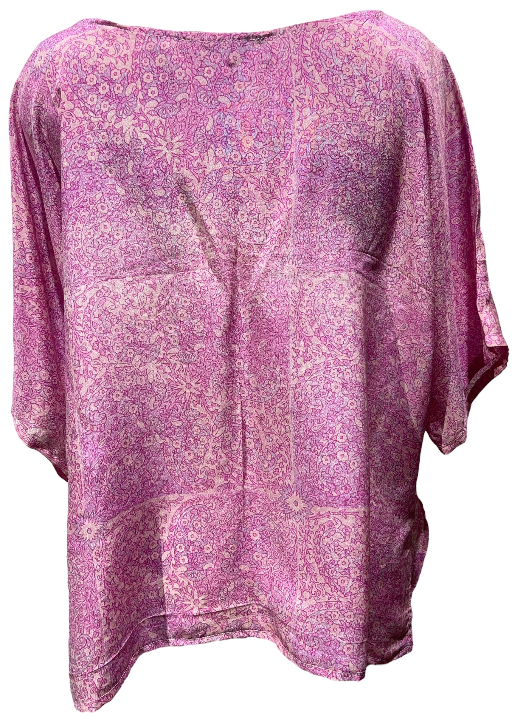 PRC4670 Nirvana Pure Silk Side Slit Top