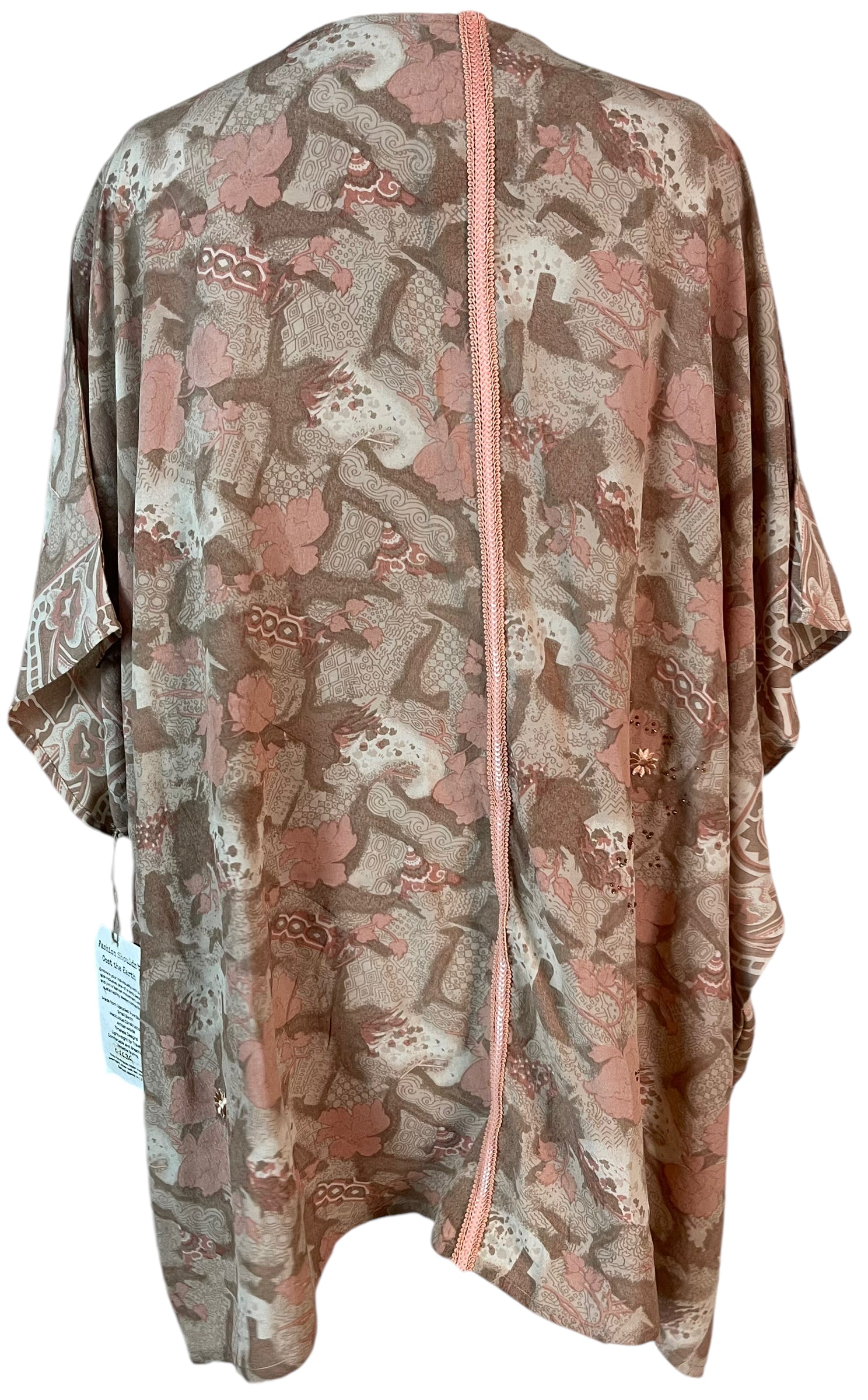 PRC5636 Avatar Pure Silk Short Kaftan Tunic