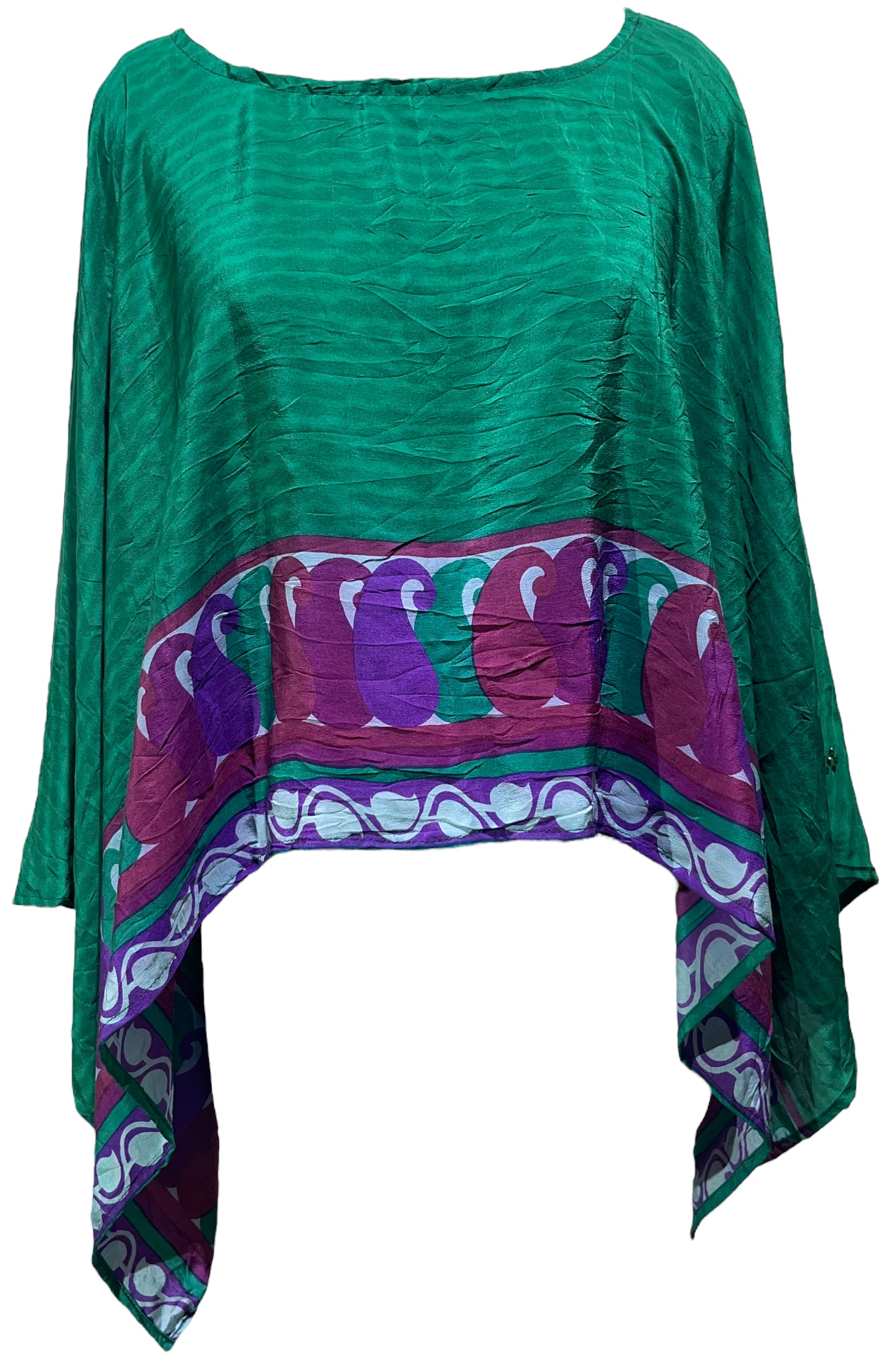 PRC5013 Avatar Pure Silk Capelet Poncho