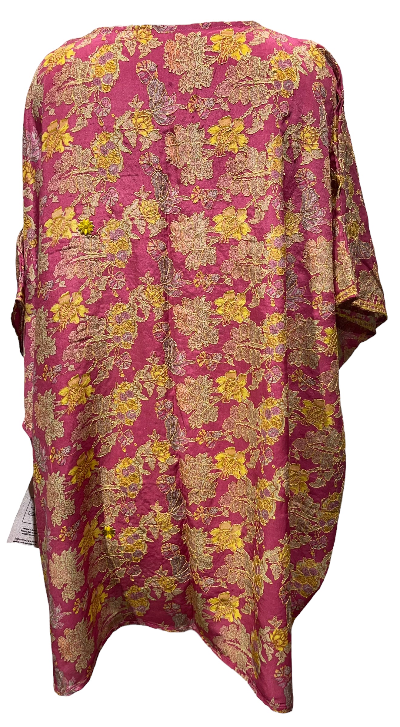 PRC4479 Avatar Pure Silk Short Kaftan Tunic
