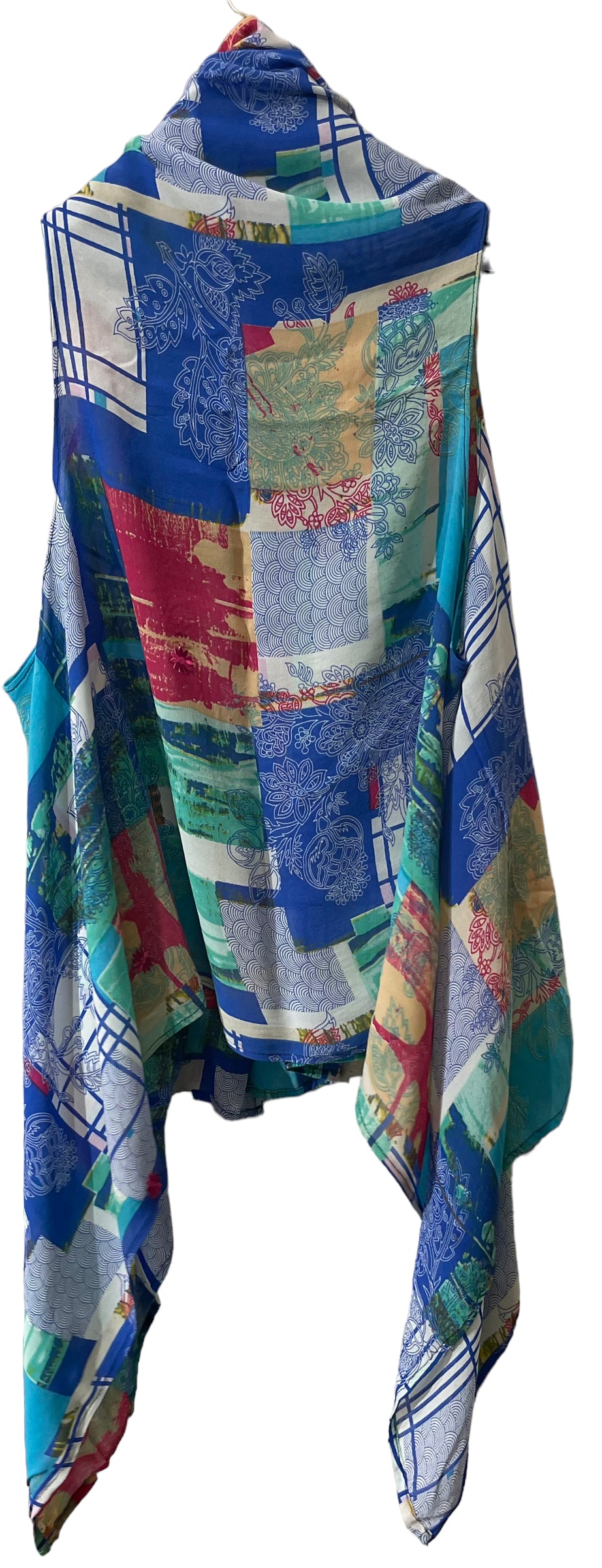 PRG4037 Sheer Wabi Sabi Pure Silk Versatile Vest