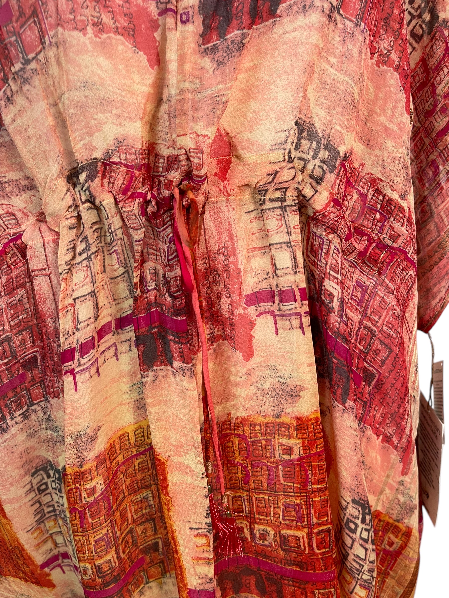 PRG6354 Sheer Avatar Pure Silk Maxi Kaftan