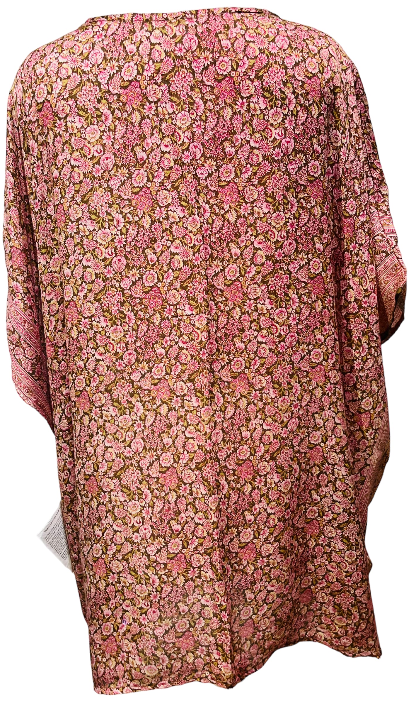 PRC3470 Avatar Pure Silk Short Kaftan Tunic