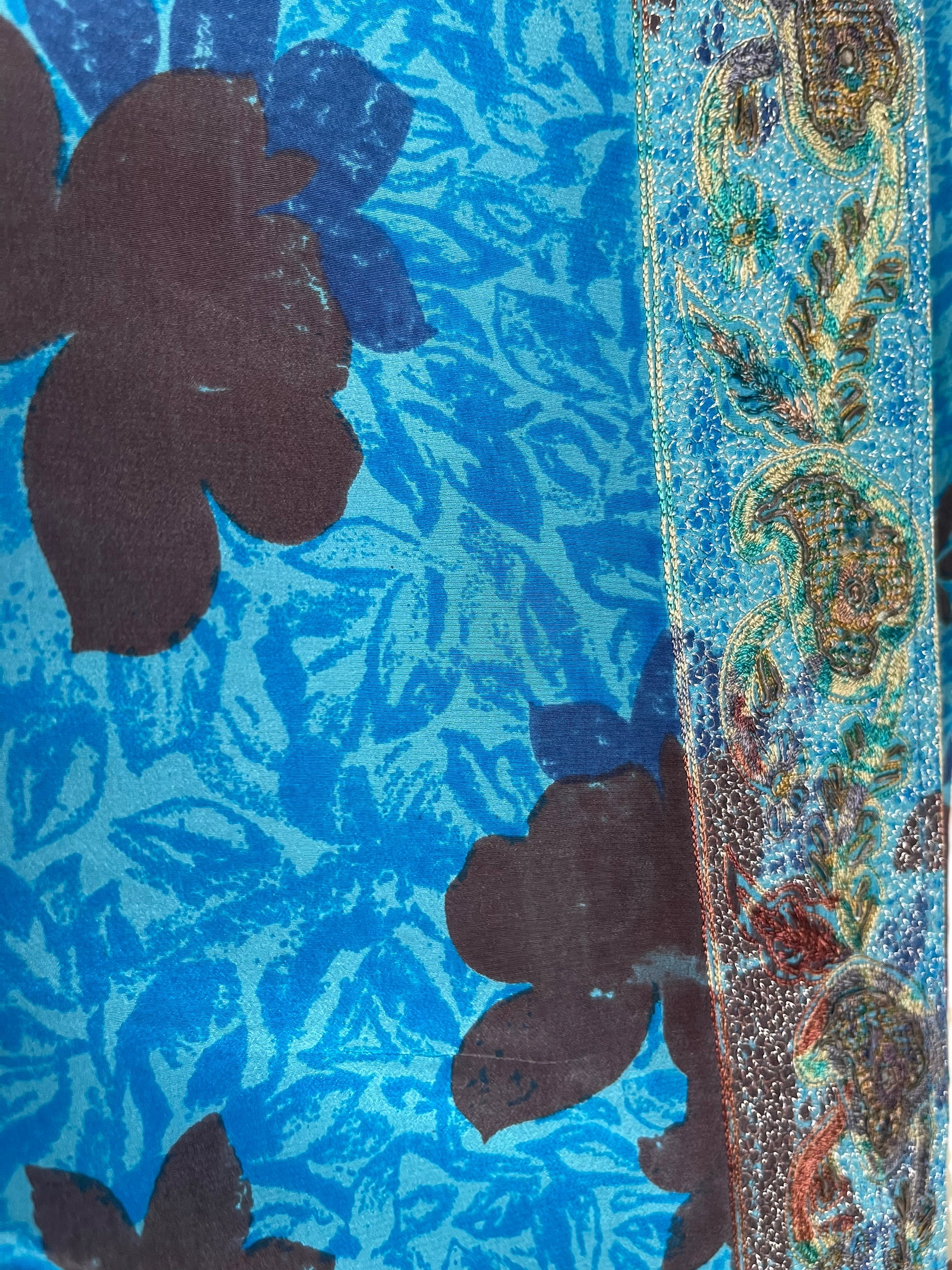 PRC5940 Avatar Pure Silk Kimono-Sleeved Jacket with Belt