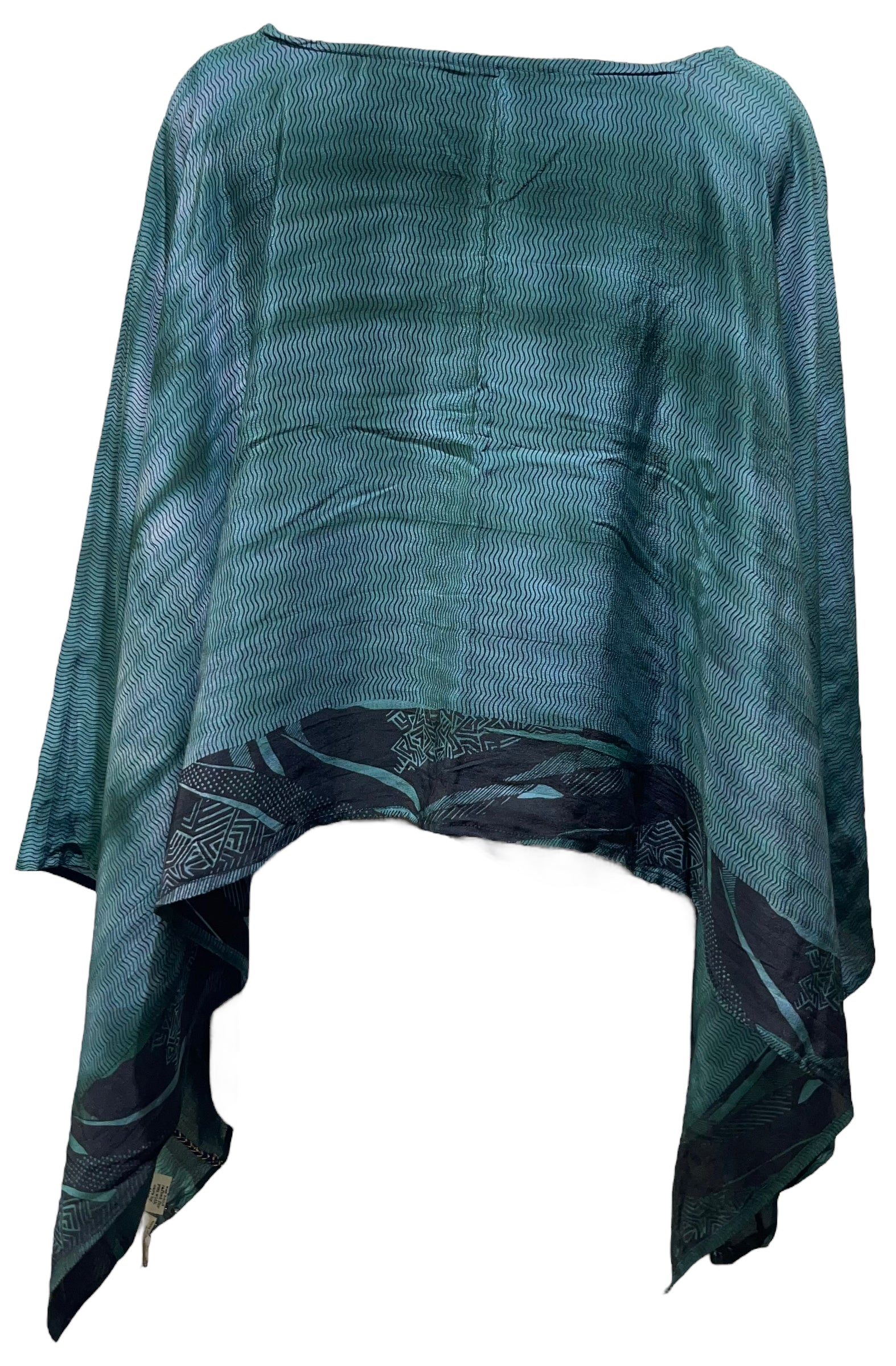 PRC5068A  Avatar Pure Silk Capelet Poncho