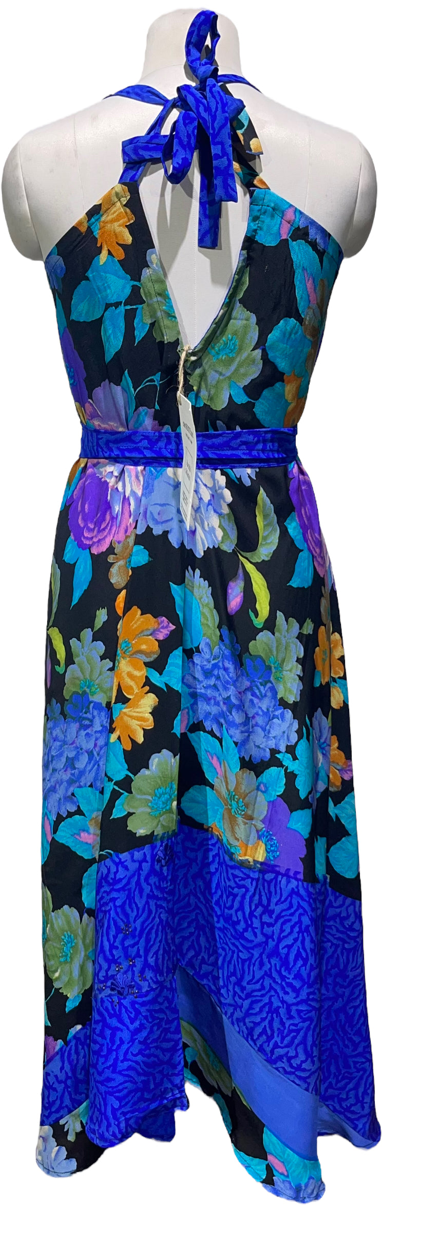 PRC4356 Avatar Pure Silk Maxi Dress with Belt