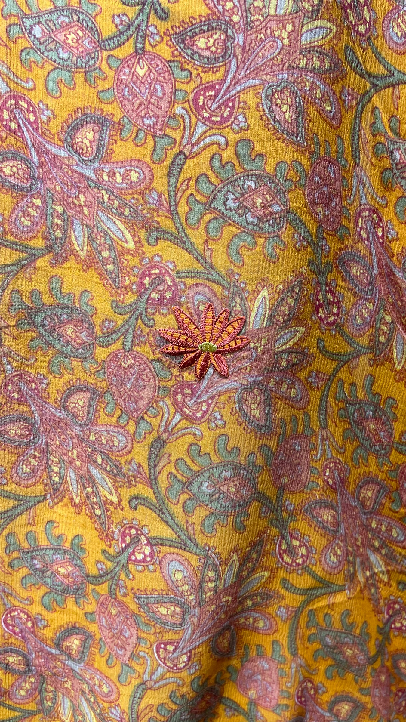 PRG3512 Sheer Wabi Sabi Pure Silk Long Tunic with Side Ties