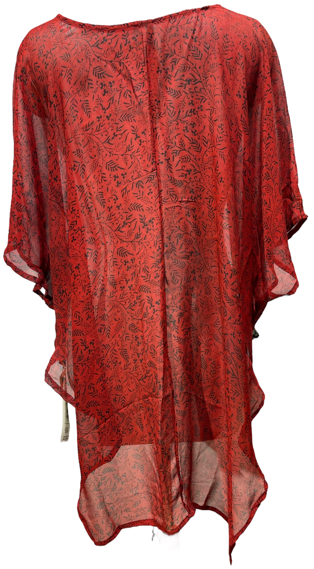 PRG5180 Sheer  Wabi Sabi Pure Silk Waterfall Top