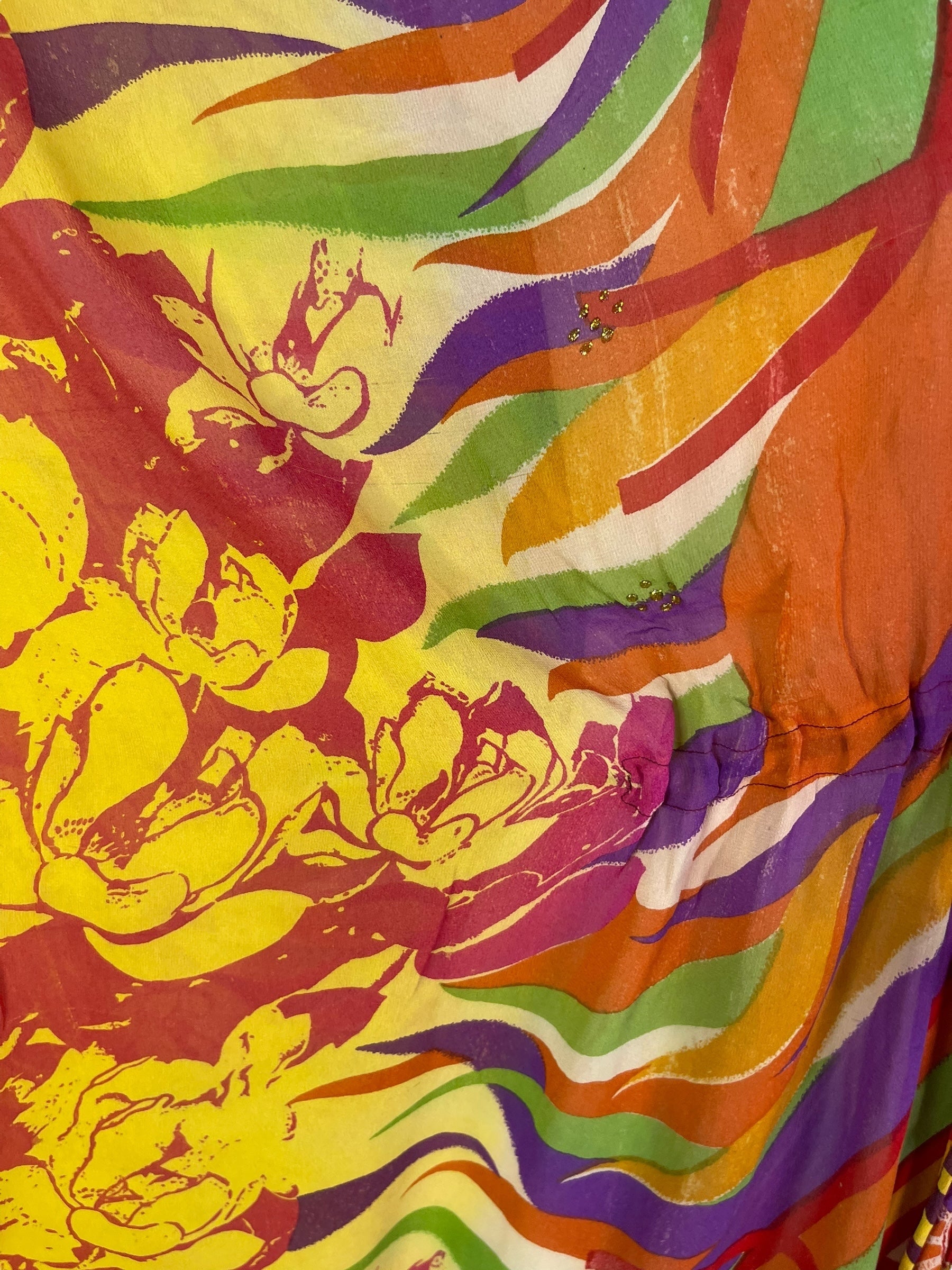 PRG6795 Sheer Wabi Sabi Pure Silk Maxi Kaftan