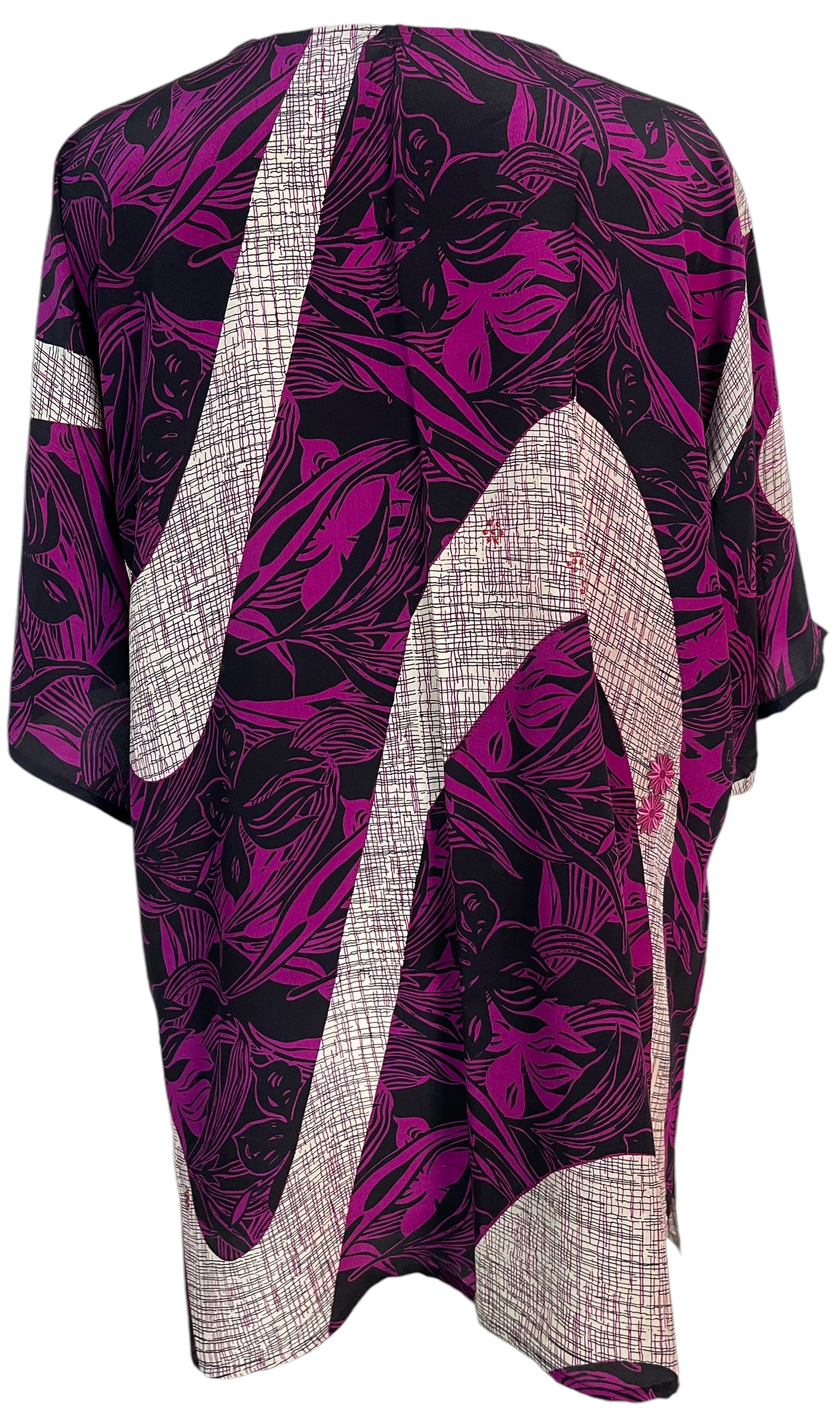 PRC5365 Avatar Pure Silk Kimono-Sleeved Jacket with Belt