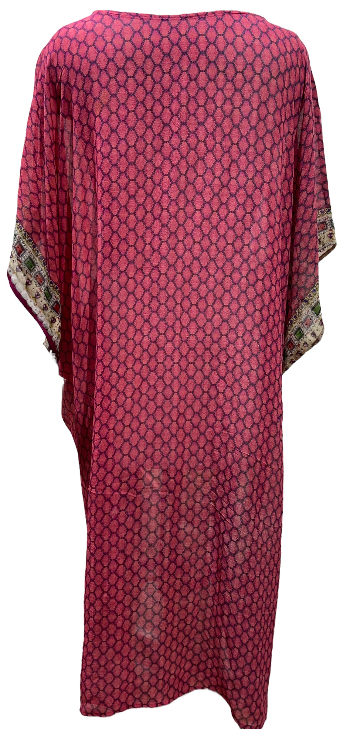 PRG4613 Sheer Avatar Pure Silk Maxi Kaftan