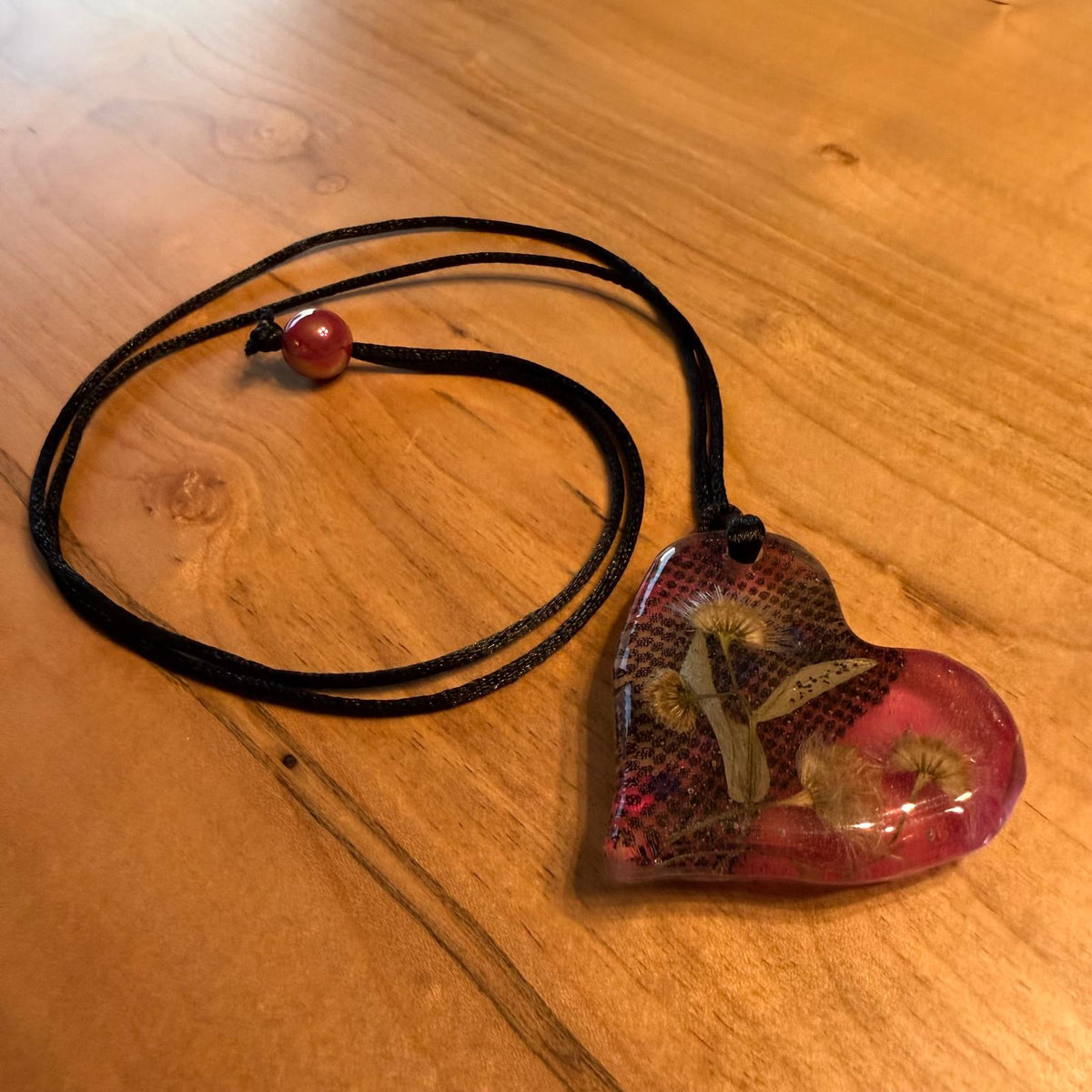 Give Weeds a Chance Pendant by Kristine’s Kreations – Handmade ethical Necklace from sariKNOTsari using upcycled silk. Designed in Canada for travel and slow fashion, loved from Toronto to LA to Sydney. Featuring Zsiska, Bryn Walker and Artisan Leather coats by Rejean Pepin, Pepin designs