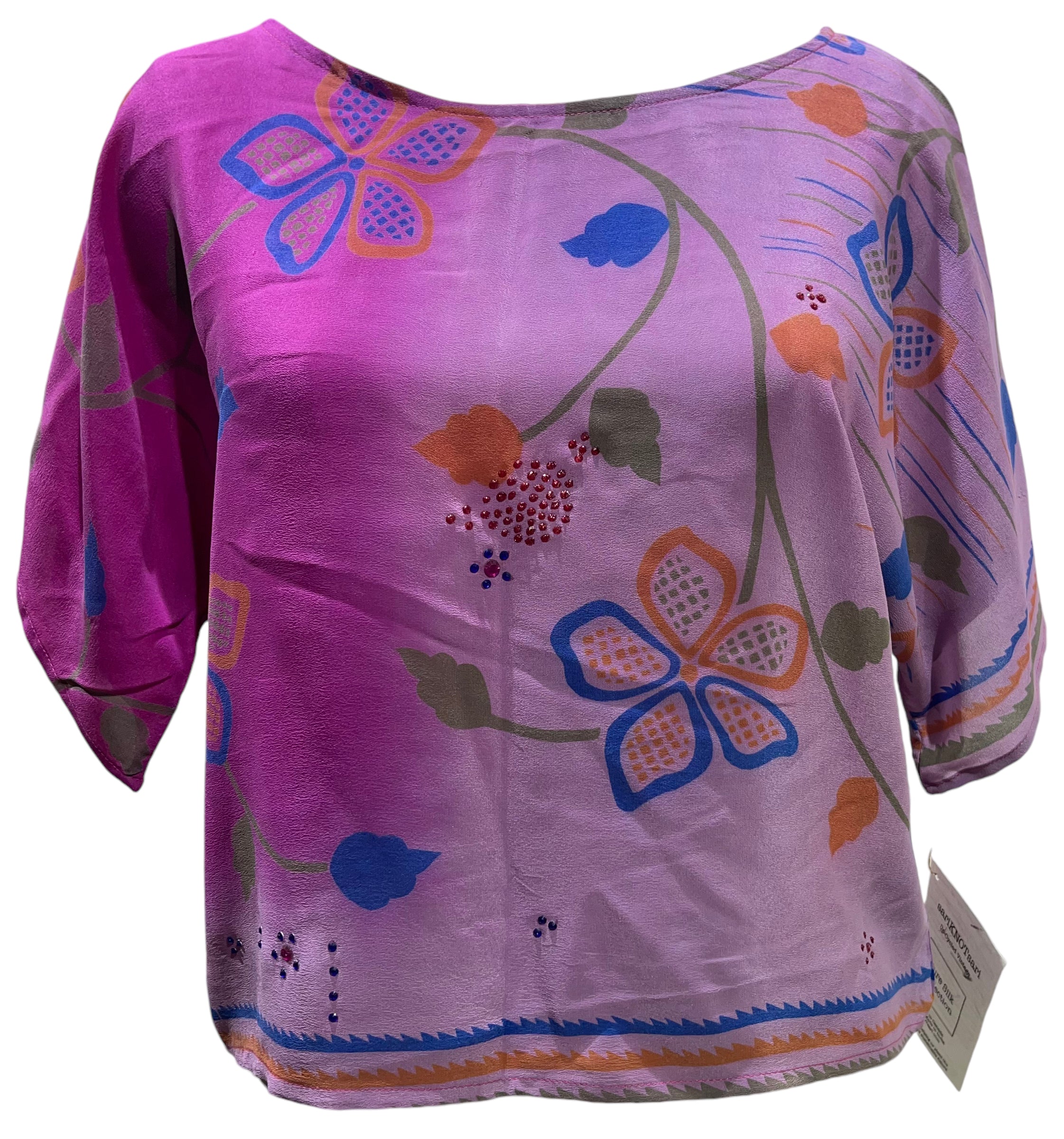 PRC5026 Avatar Pure Silk Boxy Top