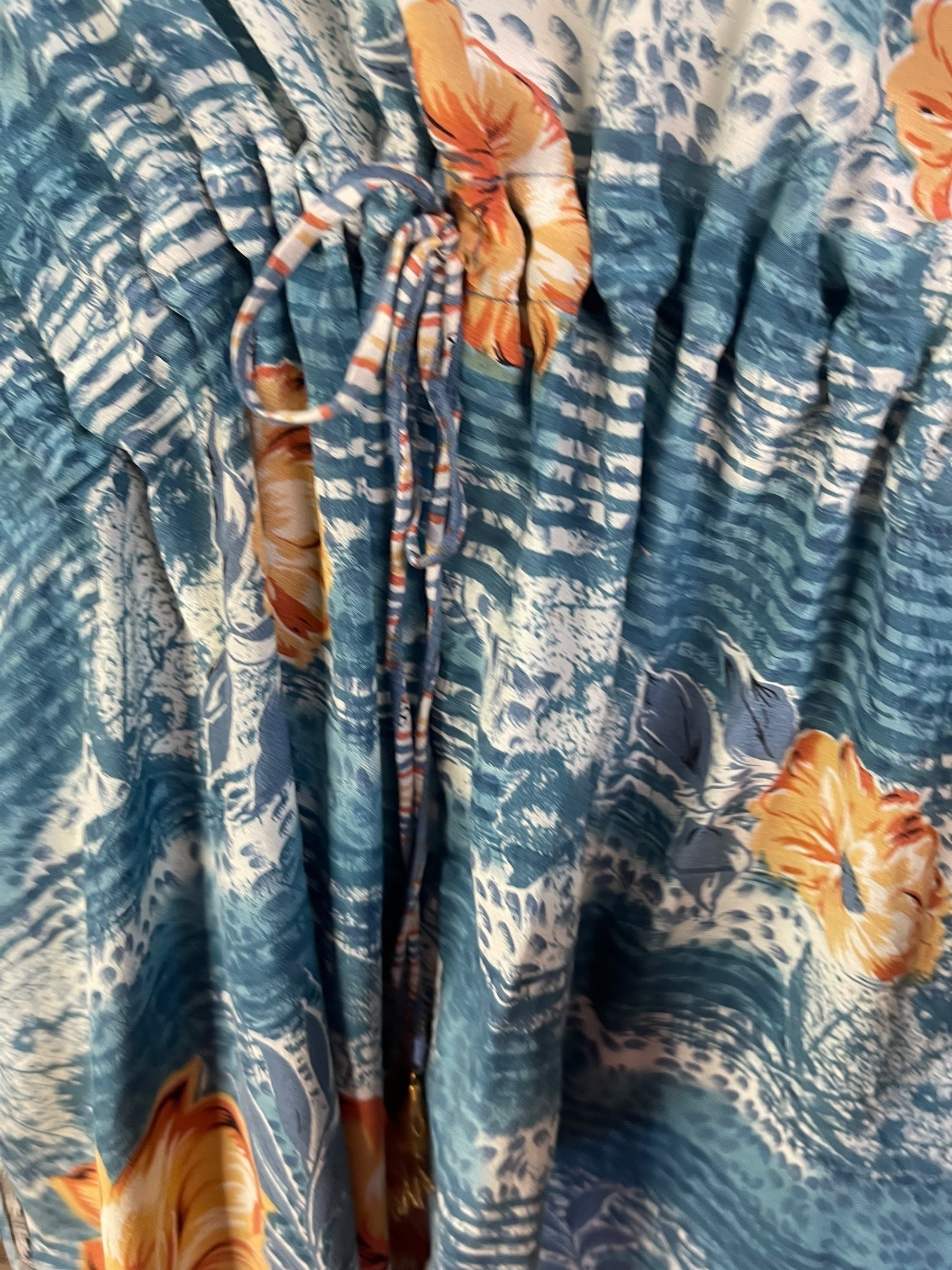 PRC6777 Wabi Sabi Pure Silk Maxi Kaftan