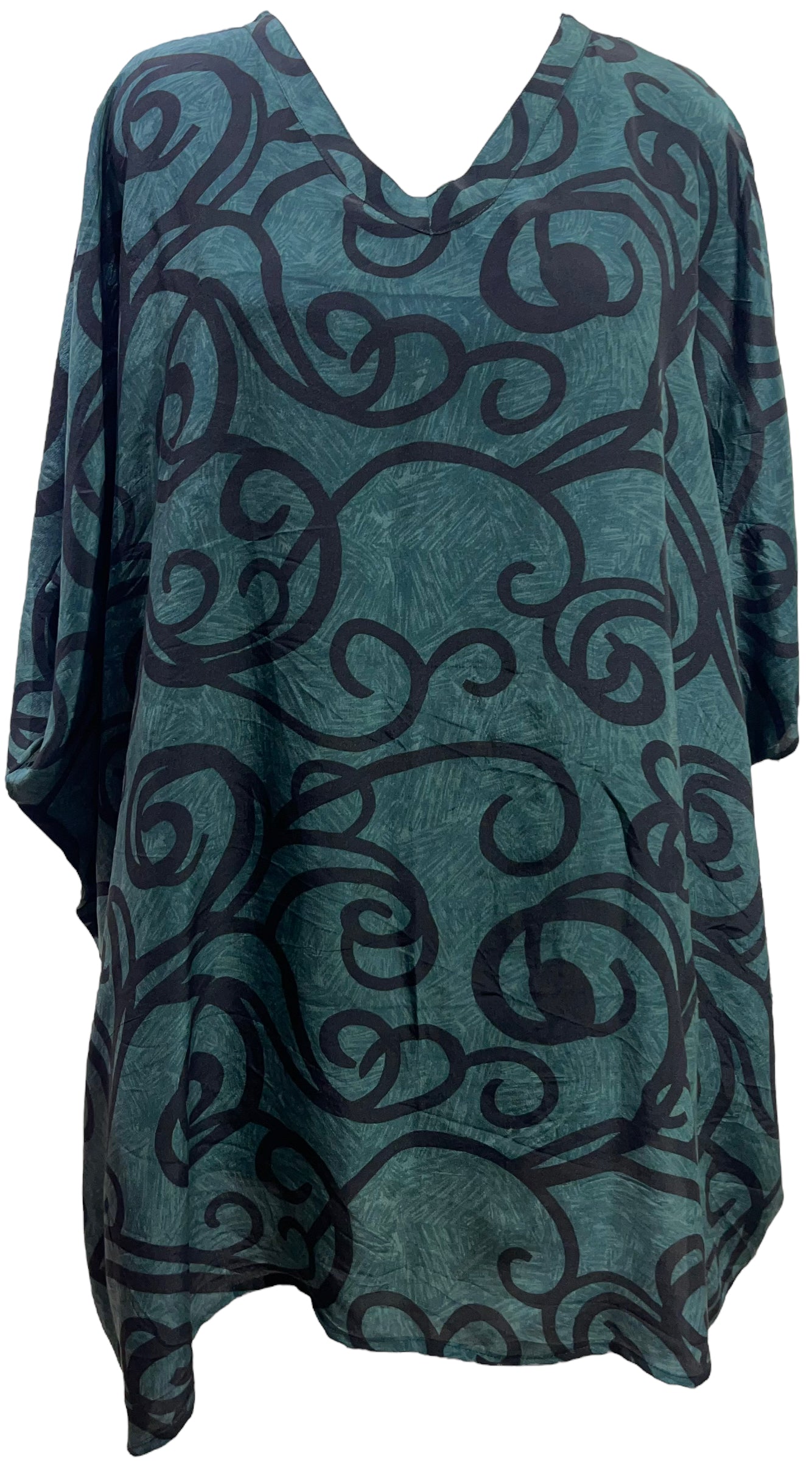 PRC5634 Avatar Pure Silk Short Kaftan Tunic