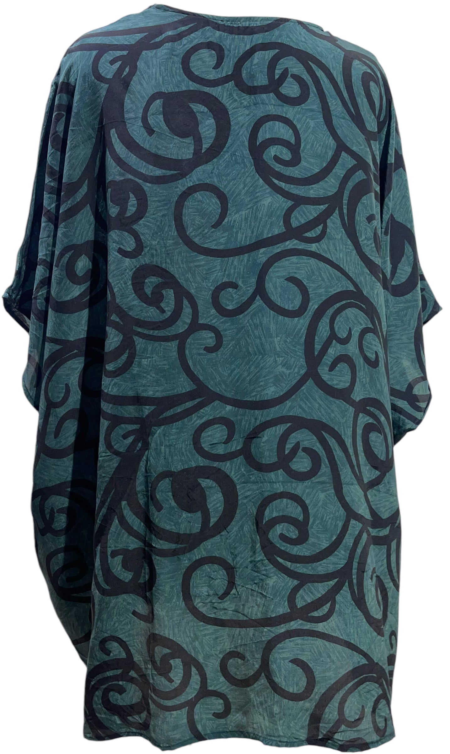 PRC5634 Avatar Pure Silk Short Kaftan Tunic