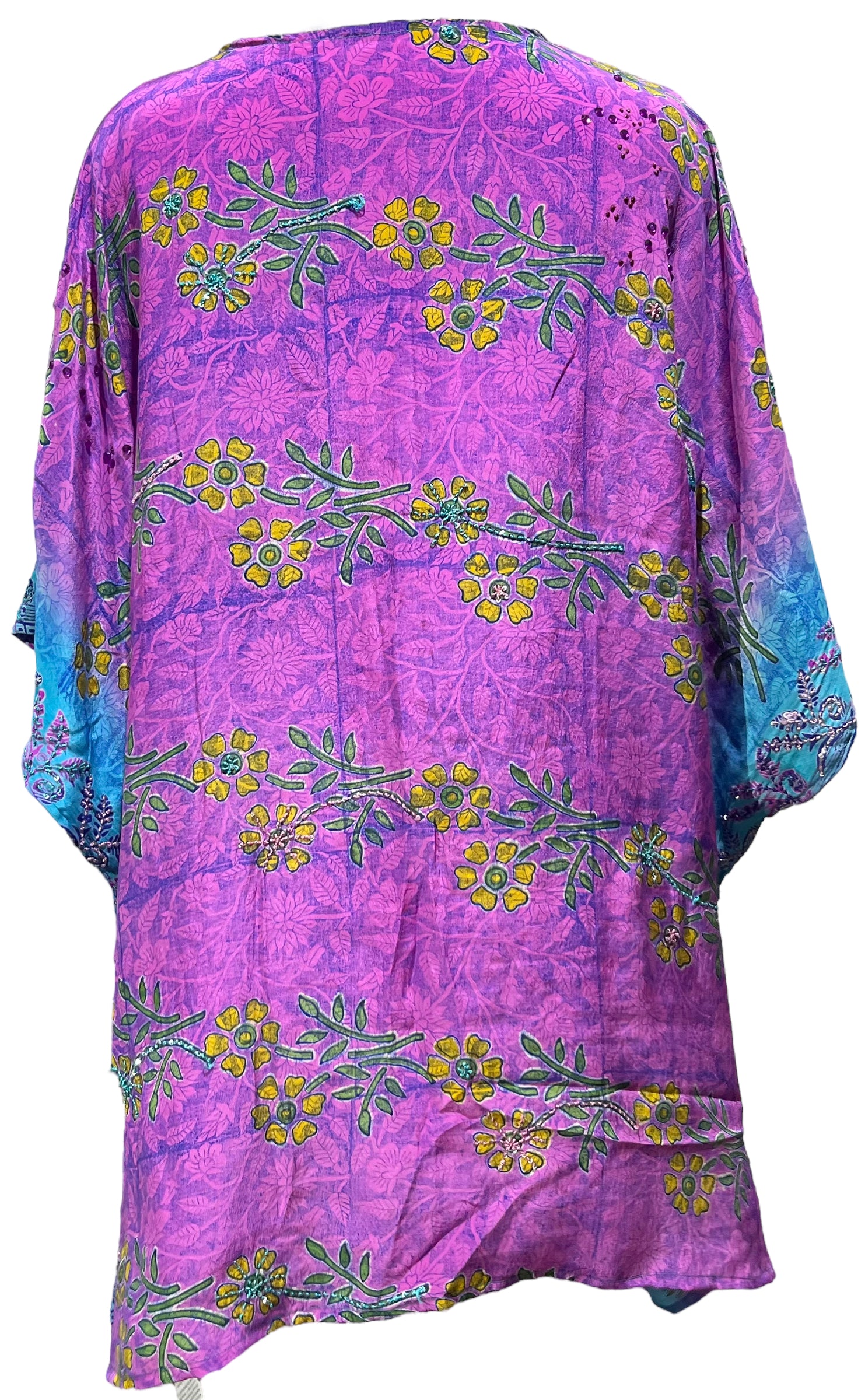 PRC5124 Avatar Pure Silk Short Kaftan Tunic