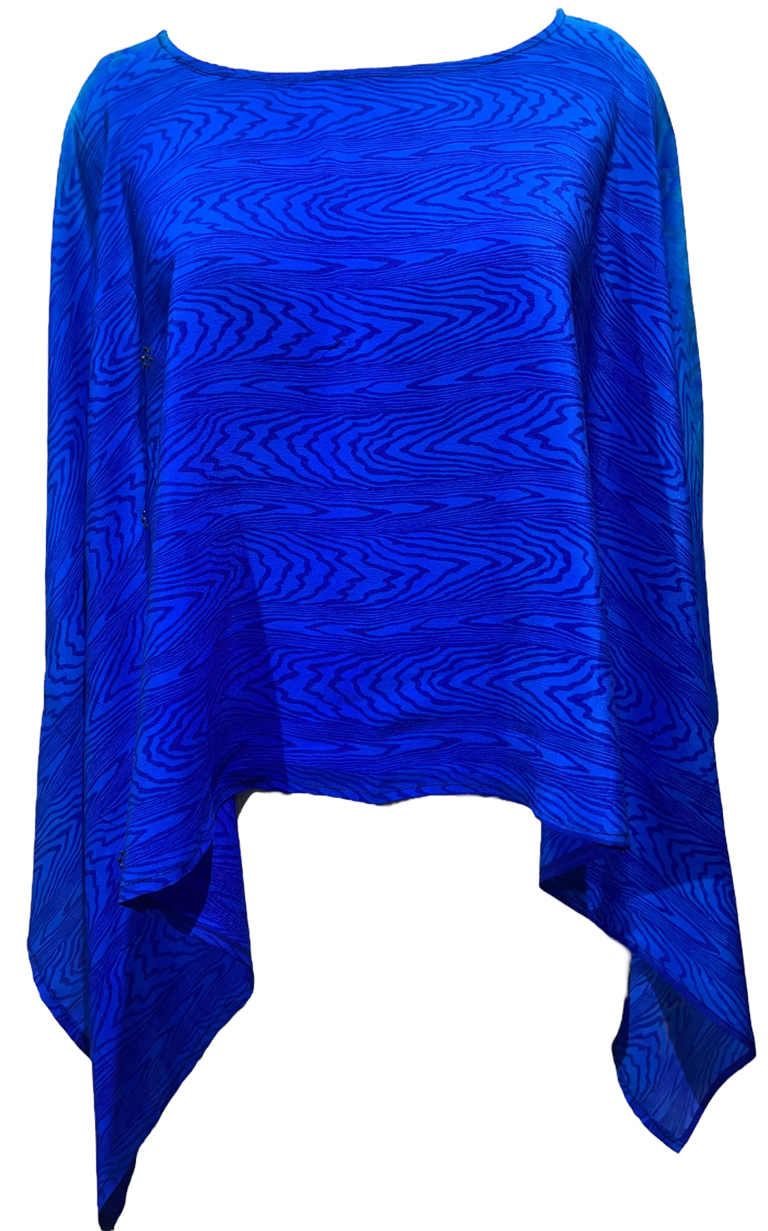 PRC4751 Avatar Pure Silk Capelet Poncho