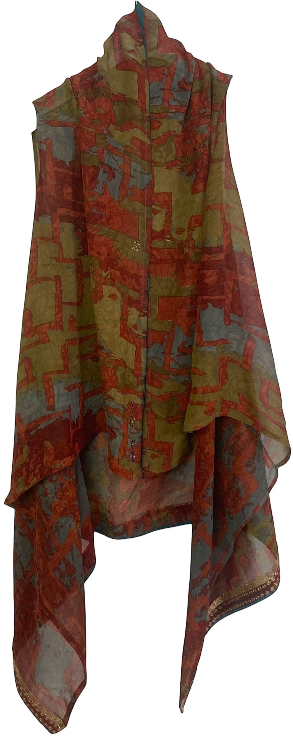 PRG8708 Sheer Avatar Pure Silk Versatile Vest