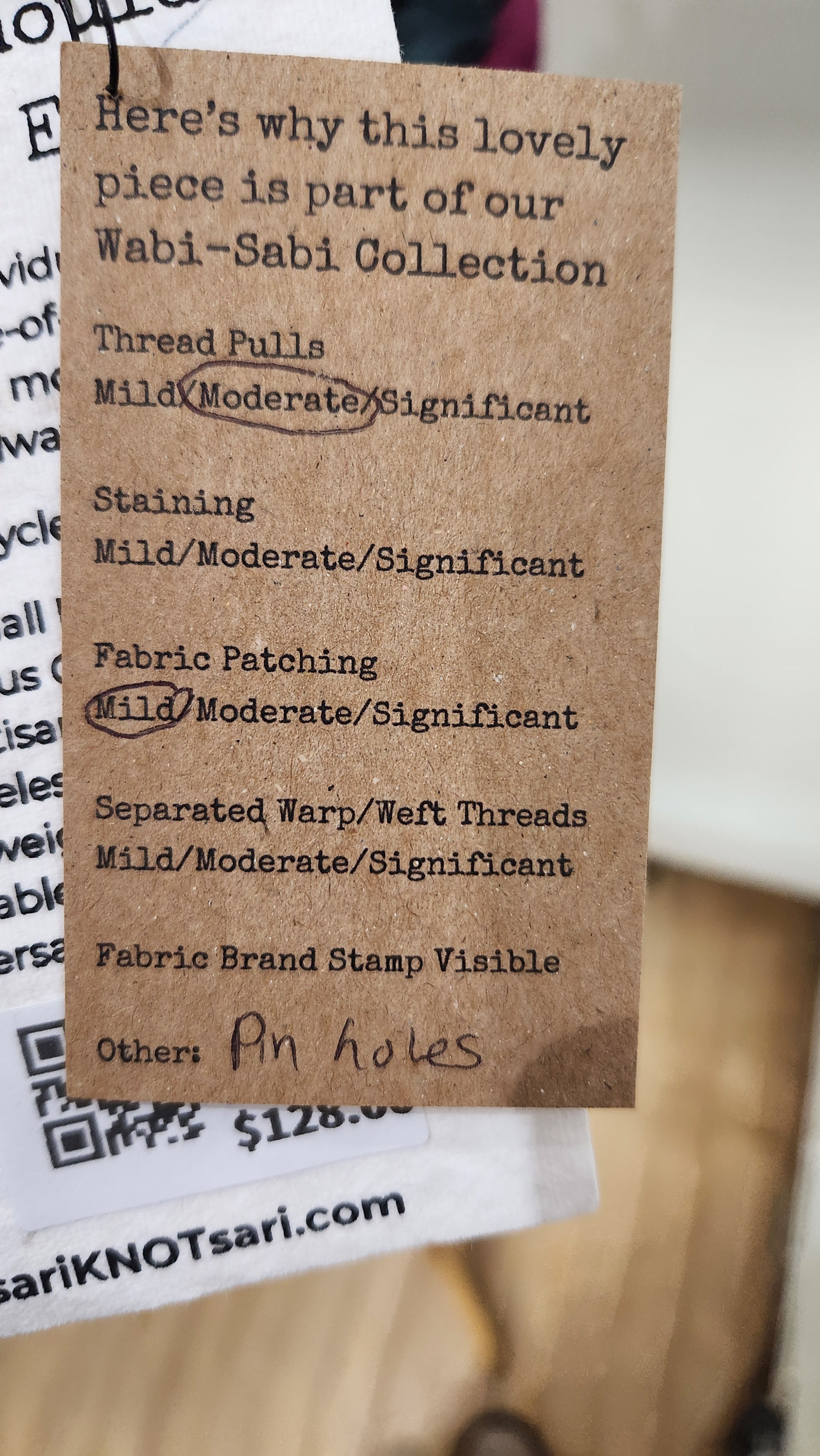 PRG6136 Sheer Wabi Sabi Pure Silk Boxy Top