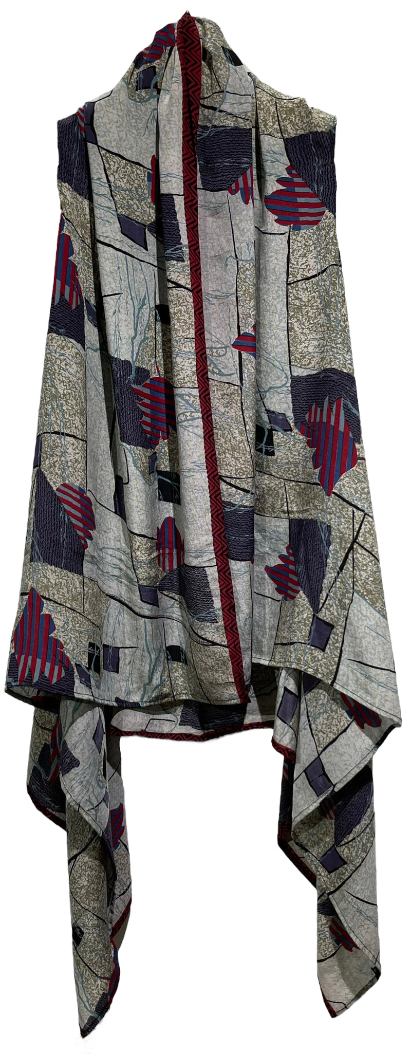 PRC3242 Maria Lassnig Pure Silk Versatile Vest