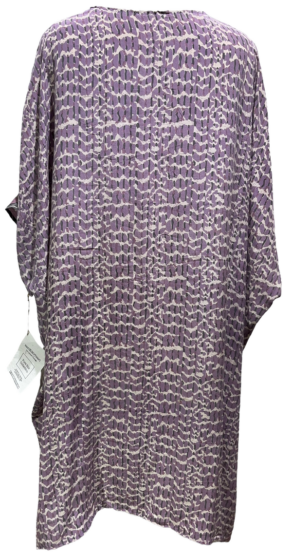 PRC2462 Giant Antshrike Avatar Pure Silk Midi Length Kaftan