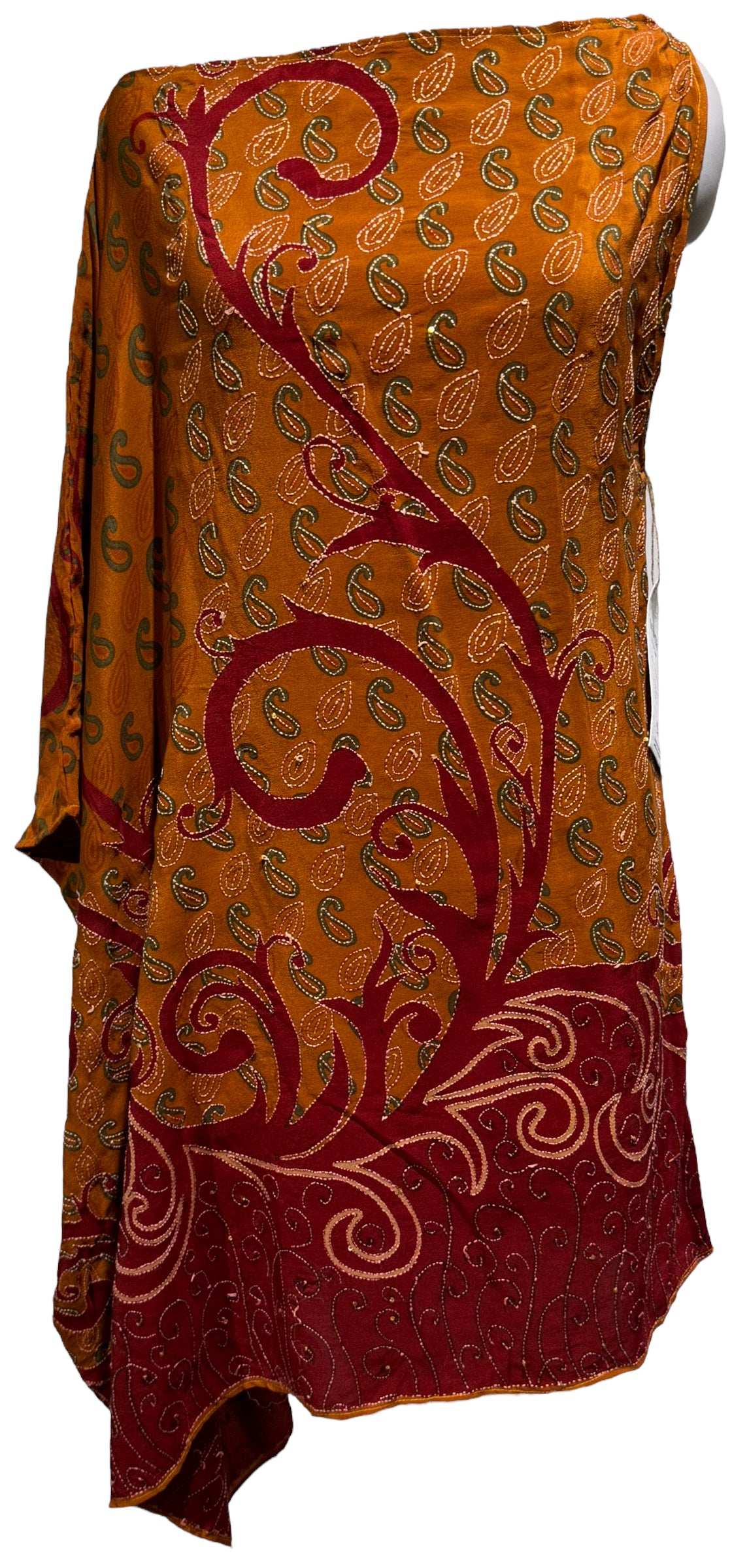 PRC3359 June Leaf Avatar Pure Silk One Shoulder Dress