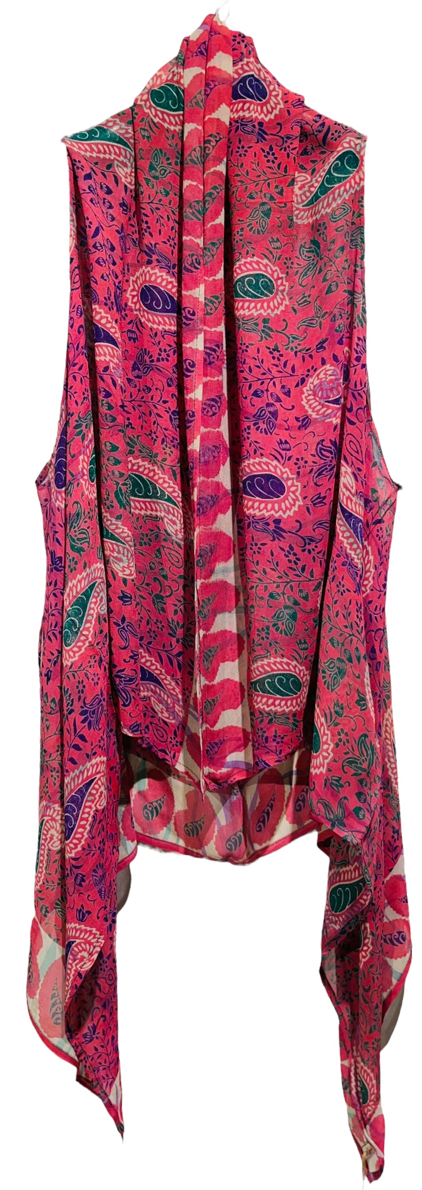 PRG3310 Jane Boyd Sheer Avatar Pure Silk Versatile Vest