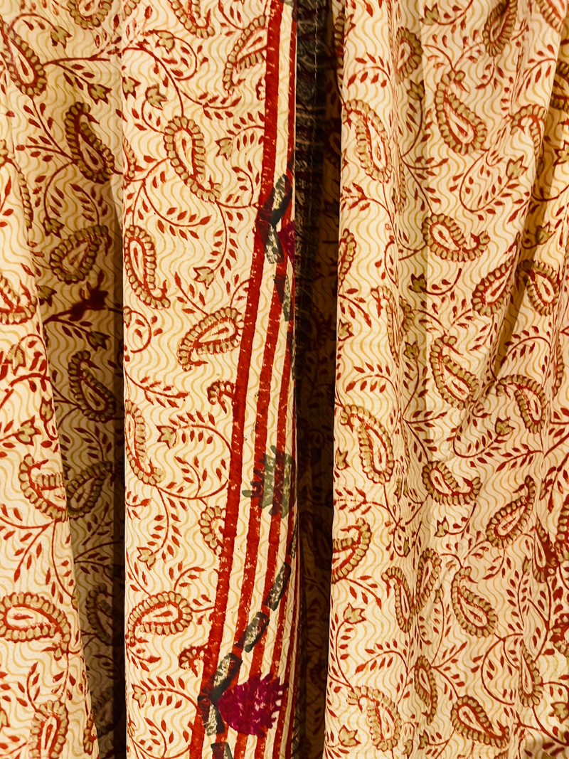 PRC1125 Stephano Pure Silk Versatile Vest - sariKNOTsari slow fashion bryn walker linen Hamilton sustainable fashion gifts sari not sari Hamilton Fair trade  Ethical  Artisan made  Zero waste  Up-cycled Slow Fashion  Handmade  GTA Toronto Copper Pure Upcycled vintage silk handmade recycled recycle copper pure silk travel clothing hamilton vacation cruisewear resortwear bathing suit bathingsuit vacation etsy silk clothing gifts gift dress top pants linen bryn walker alive intentions kaarigar elephants