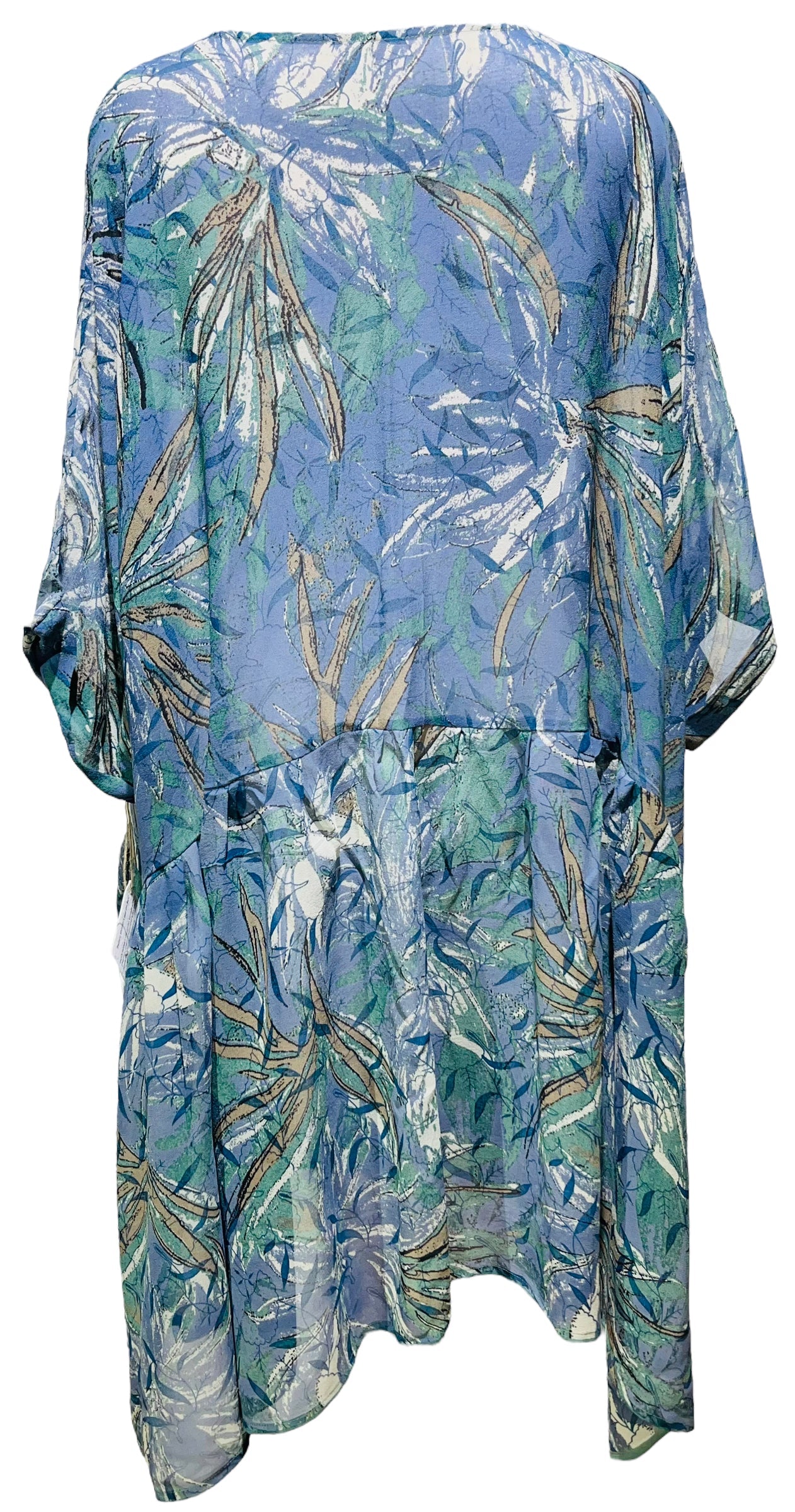 PRG3318 Anne Appleby Sheer Avatar Pure Silk Boxy Babydoll Dress