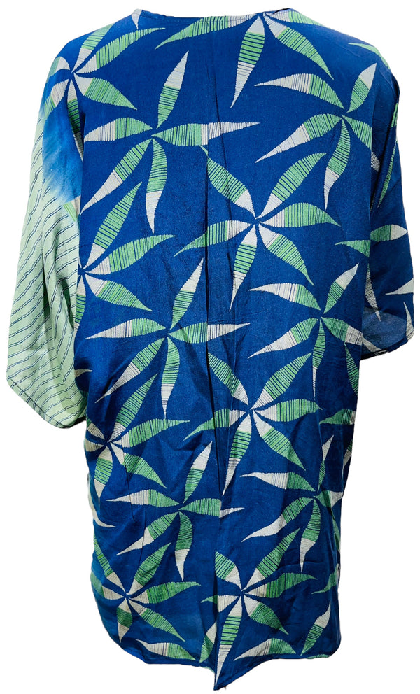 PRC2788 Romaine Brooks Pure Silk Kimono-Sleeved Jacket with Belt