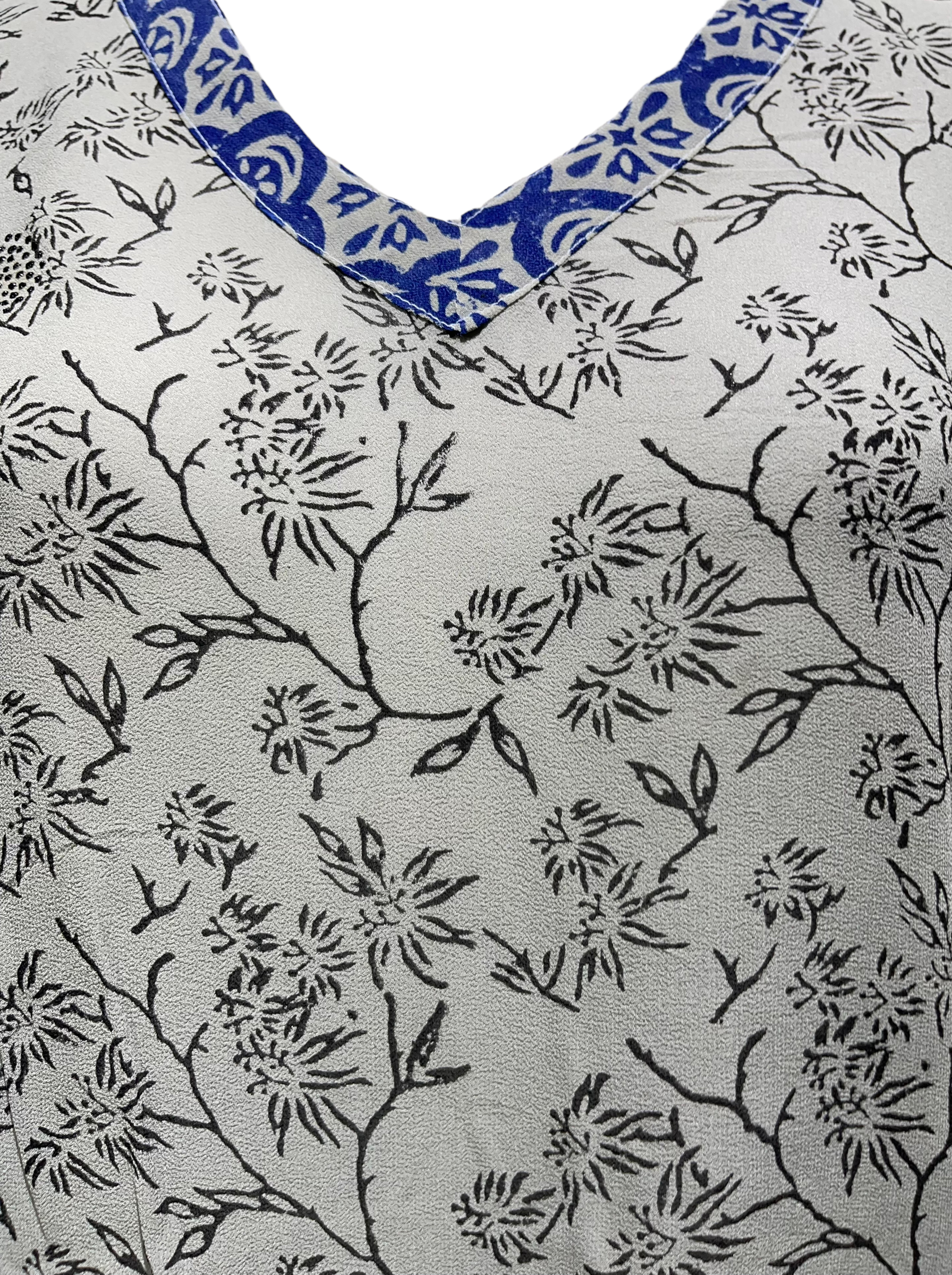 Henriette Wyeth Sheer Avatar Pure Silk Front Tie Top