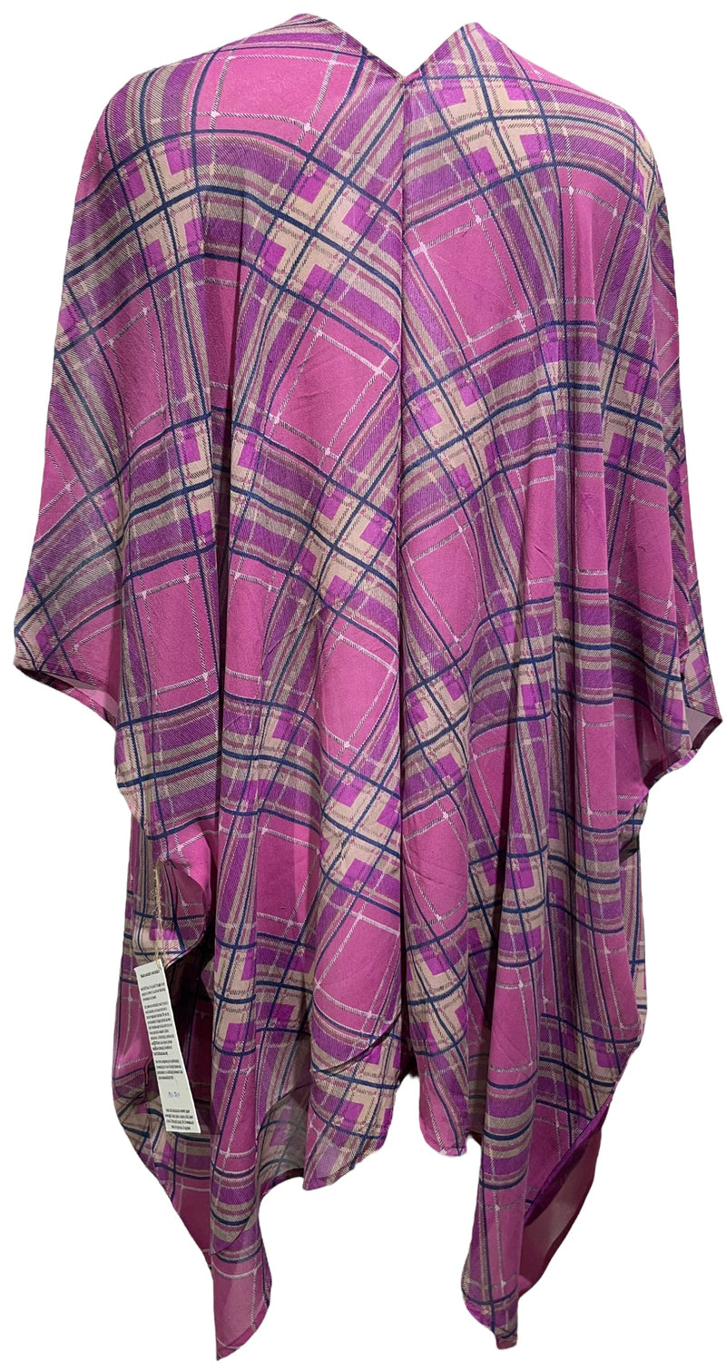 PRG3419 Ginny Arnell Wabi Sabi Sheer Pure Silk Cardigan