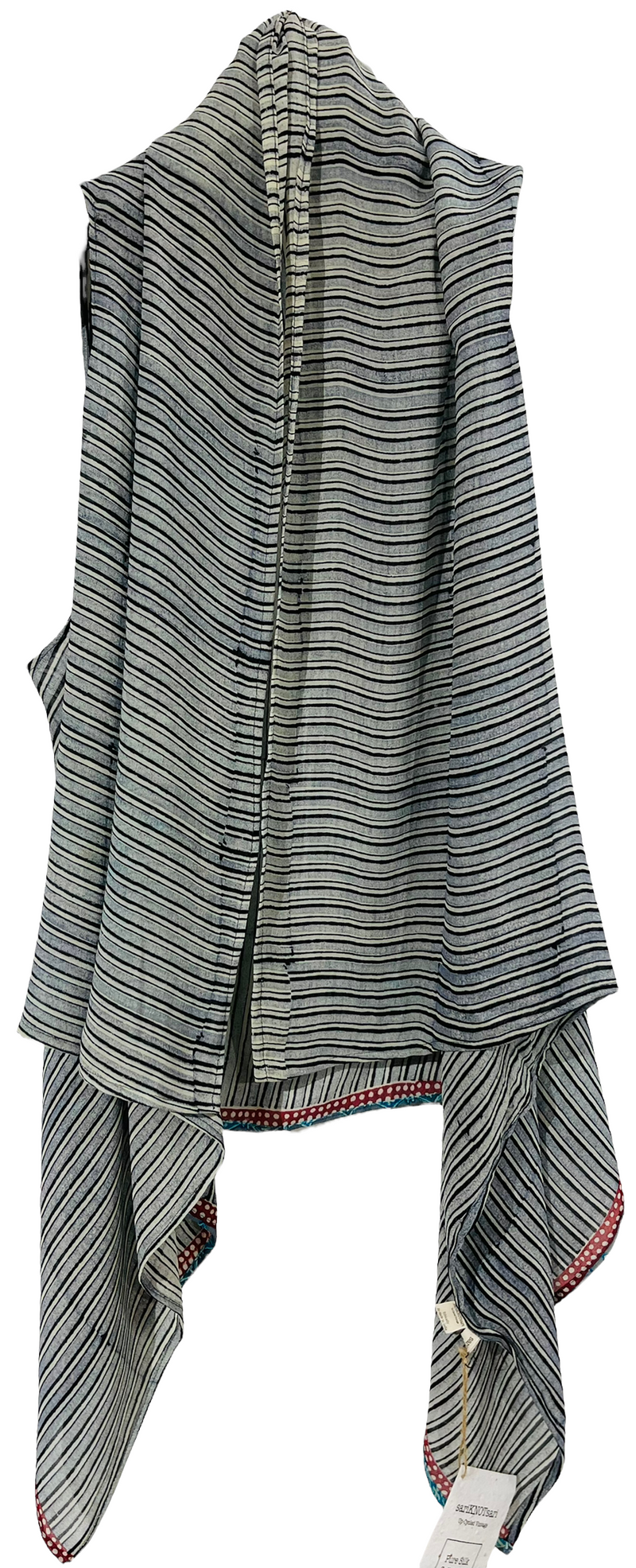 PRGM1514 Jacquenetta Sheer Avatar Pure Silk Versatile Vest