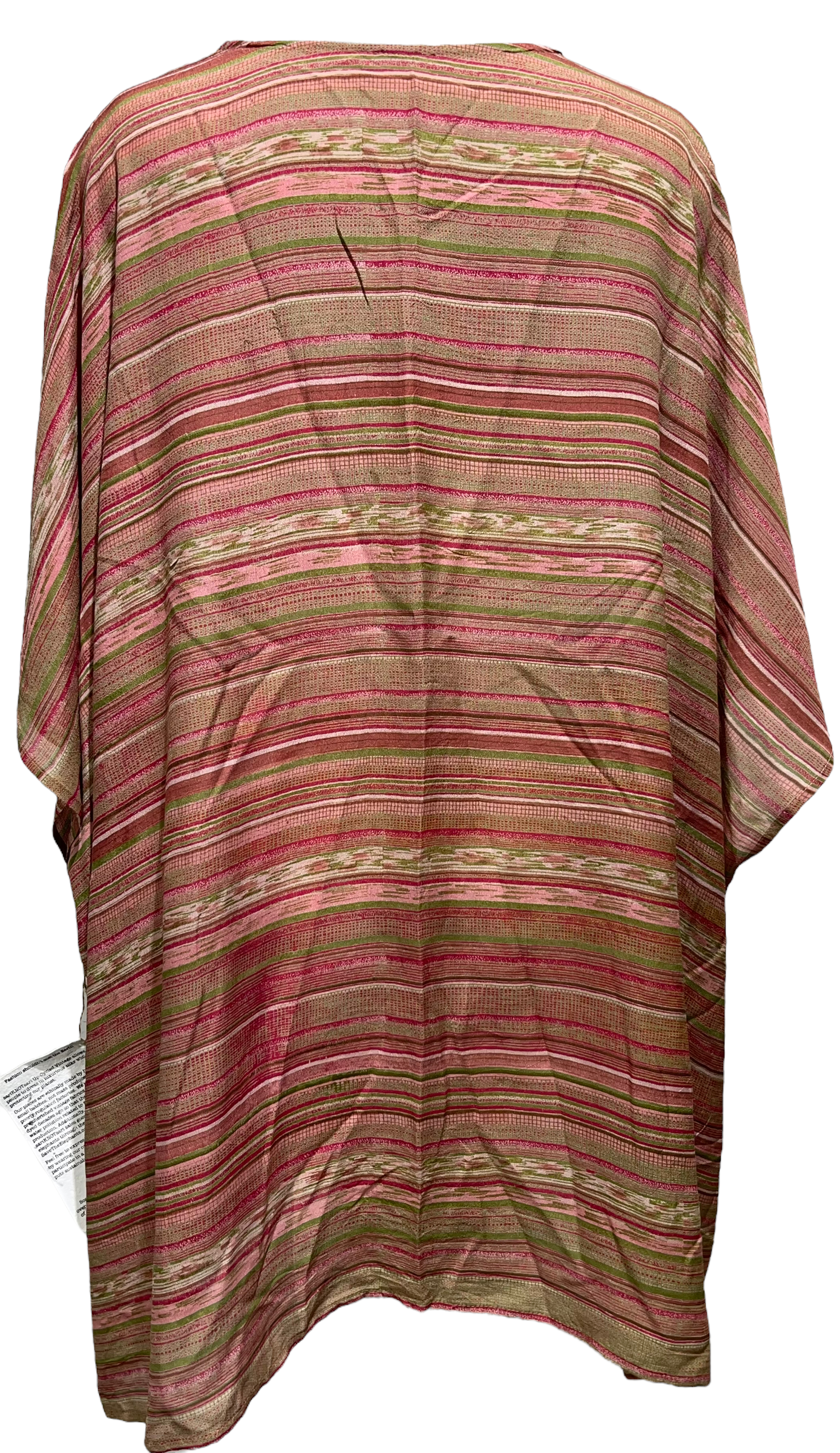 PRC2238 Great Grebe Avatar Pure Silk Short Kaftan Tunic
