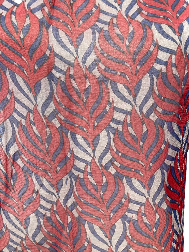 PRGM1555 Gilderoy Lockhart Sheer Pure Silk Kimono-Sleeved Top