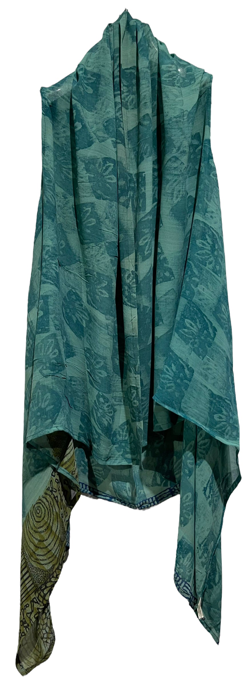 PRG2627 Cornelia MacIntyre Foley Sheer Avatar Pure Silk Versatile Vest ...