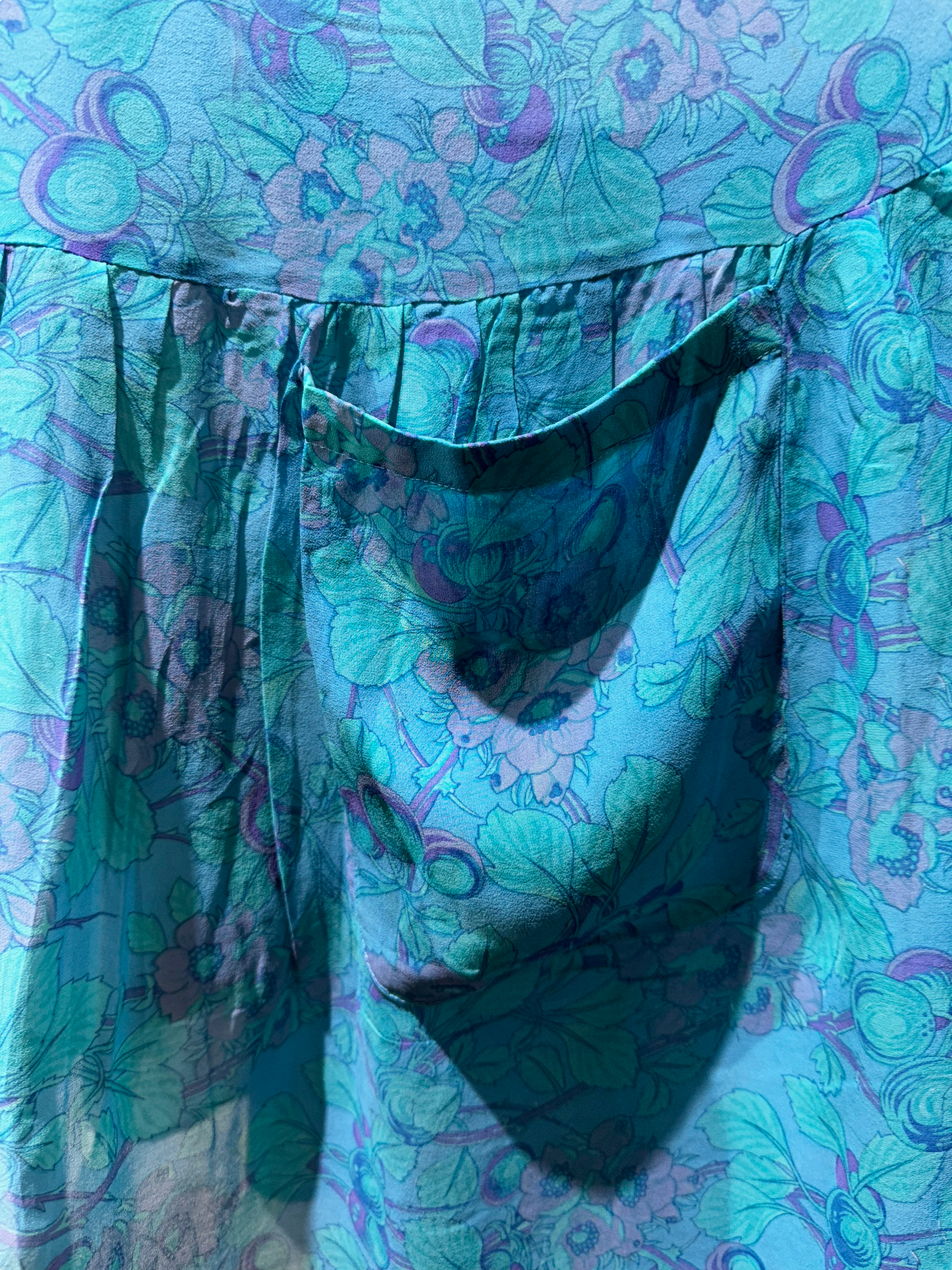 Mary Van Blarcom Sheer Avatar Pure Silk Boxy Babydoll Dress