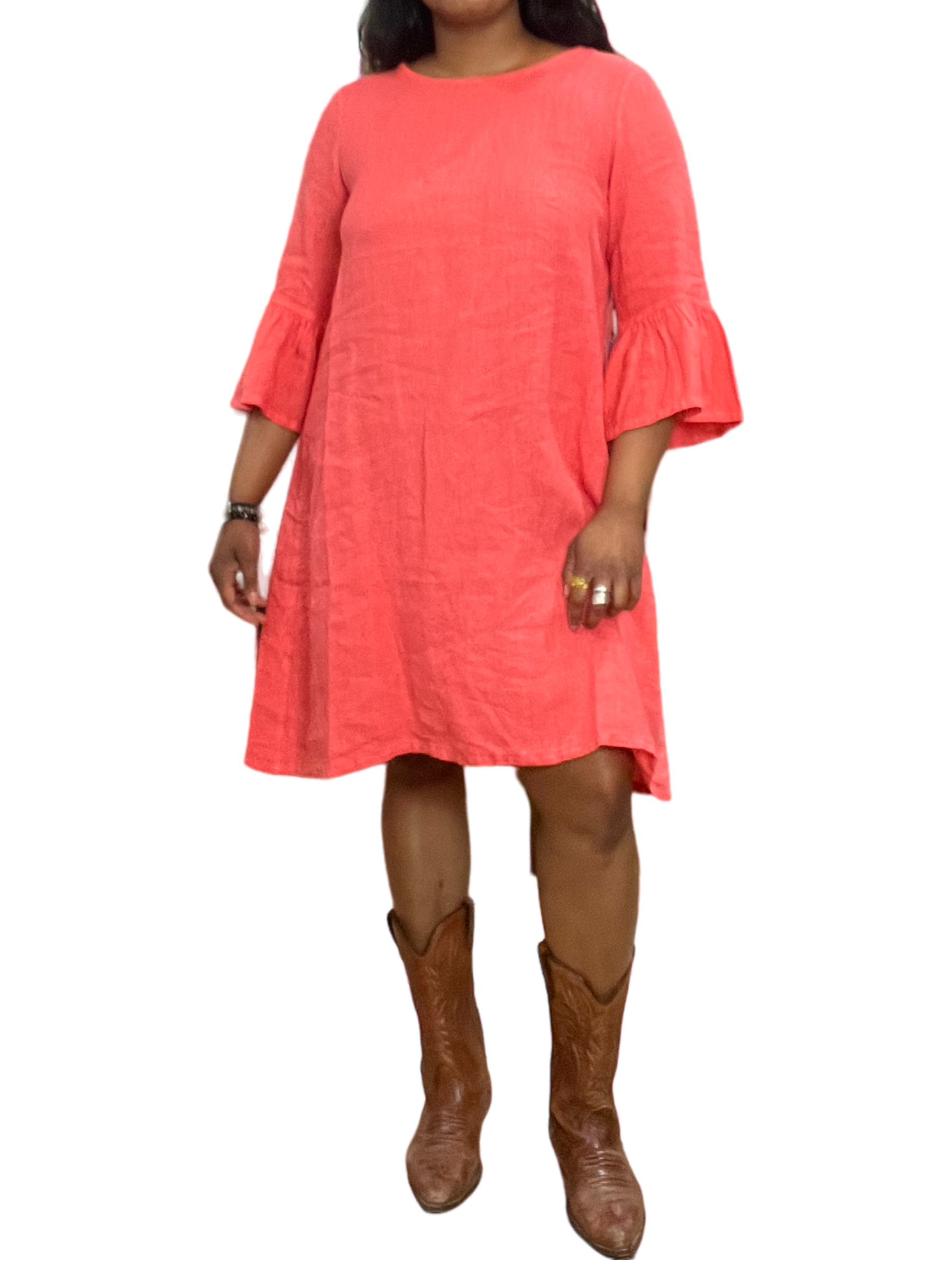 Zinnia Bryn Walker Light Linen Phryne Dress sariKNOTsari