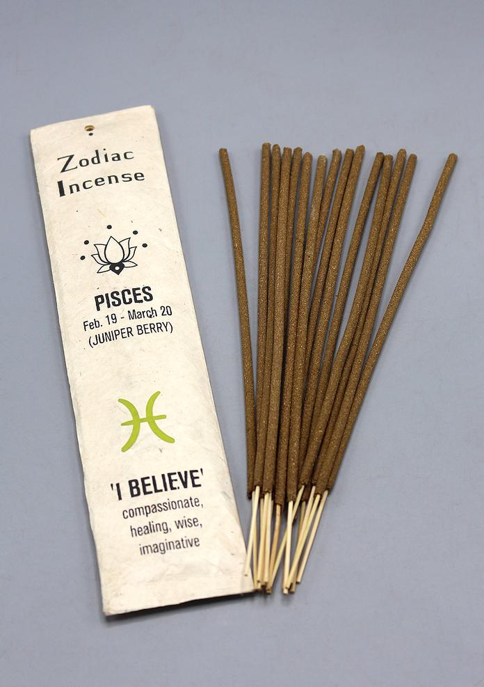Zodiac Incense 12 Scent Collection (includes incense burner)