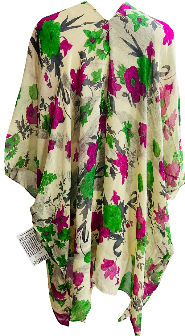 PRG1048 Larder Sheer Pure Silk Cardigan - sariKNOTsari slow fashion bryn walker linen Hamilton sustainable fashion gifts sari not sari Hamilton Fair trade  Ethical  Artisan made  Zero waste  Up-cycled Slow Fashion  Handmade  GTA Toronto Copper Pure Upcycled vintage silk handmade recycled recycle copper pure silk travel clothing hamilton vacation cruisewear resortwear bathing suit bathingsuit vacation etsy silk clothing gifts gift dress top pants linen bryn walker alive intentions kaarigar elephants