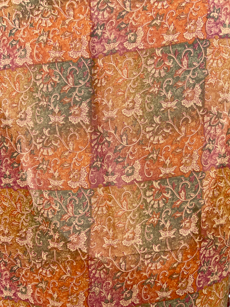 PRG1749 Sir Eglamour Sheer Pure Silk Shrug - sariKNOTsari slow fashion bryn walker linen Hamilton sustainable fashion gifts sari not sari Hamilton Fair trade  Ethical  Artisan made  Zero waste  Up-cycled Slow Fashion  Handmade  GTA Toronto Copper Pure Upcycled vintage silk handmade recycled recycle copper pure silk travel clothing hamilton vacation cruisewear resortwear bathing suit bathingsuit vacation etsy silk clothing gifts gift dress top pants linen bryn walker alive intentions kaarigar elephants