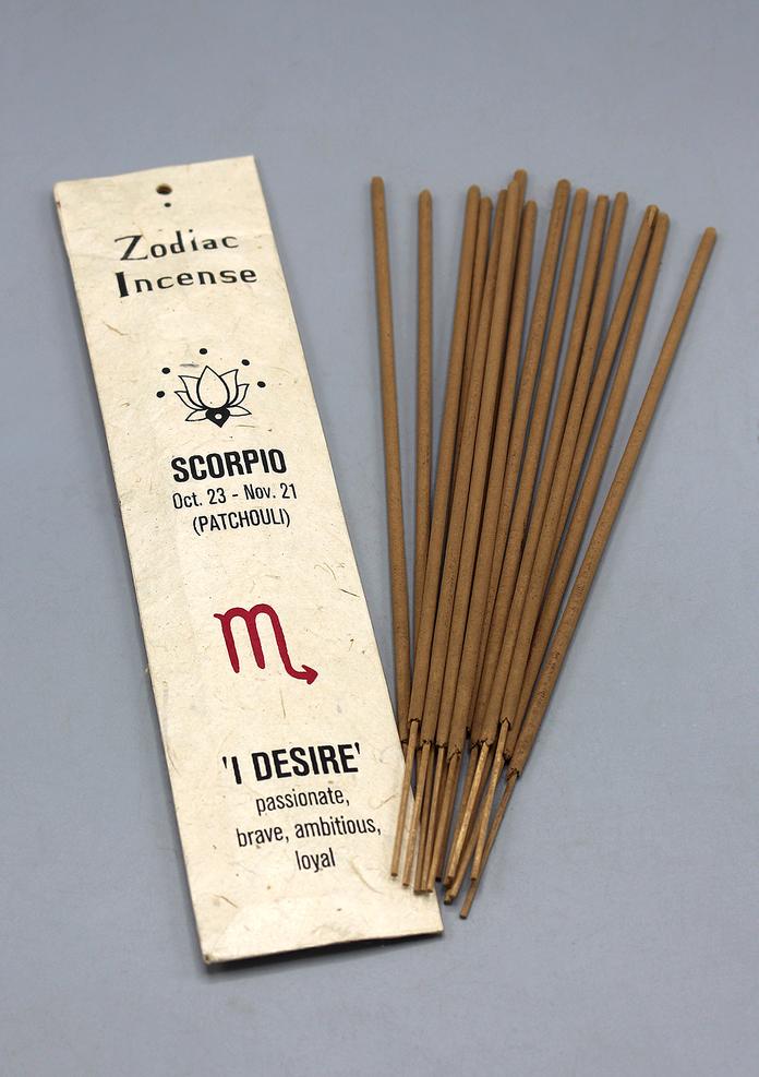Zodiac Incense Single Packet - sariKNOTsari slow fashion bryn walker linen Hamilton sustainable fashion gifts sari not sari Hamilton Fair trade  Ethical  Artisan made  Zero waste  Up-cycled Slow Fashion  Handmade  GTA Toronto Copper Pure Upcycled vintage silk handmade recycled recycle copper pure silk travel clothing hamilton vacation cruisewear resortwear bathing suit bathingsuit vacation etsy silk clothing gifts gift dress top pants linen bryn walker alive intentions kaarigar elephants