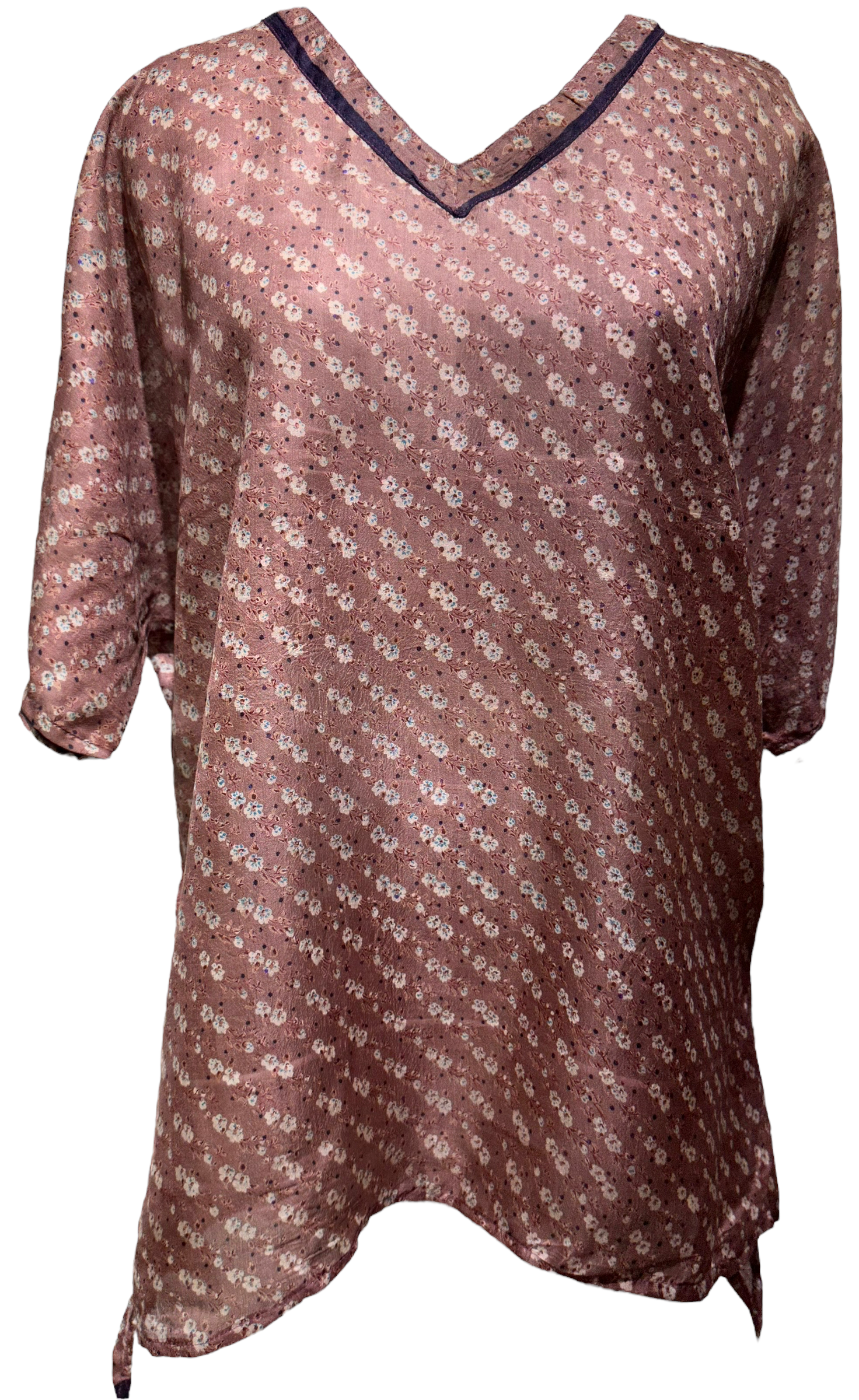 Ellen Thesleff Avatar Pure Silk Long Tunic with Side Ties