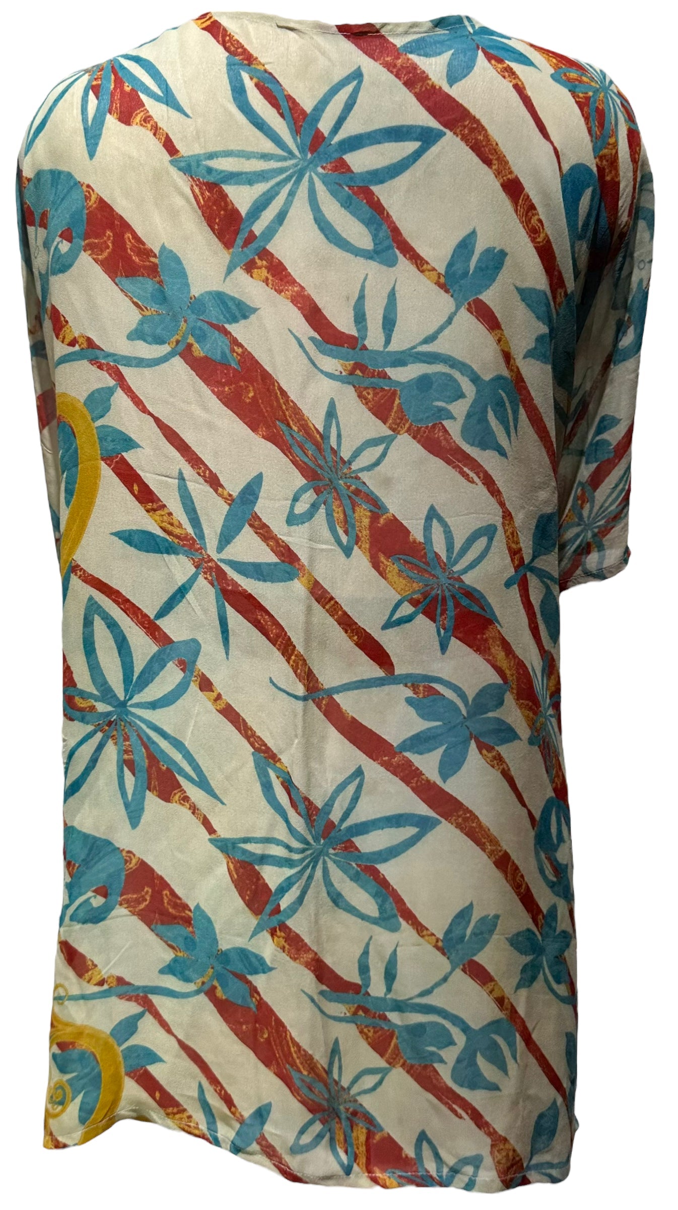 PRG3113 Ana Mendieta Wabi Sabi Sheer Pure Silk Kimono-Sleeved Jacket with Belt